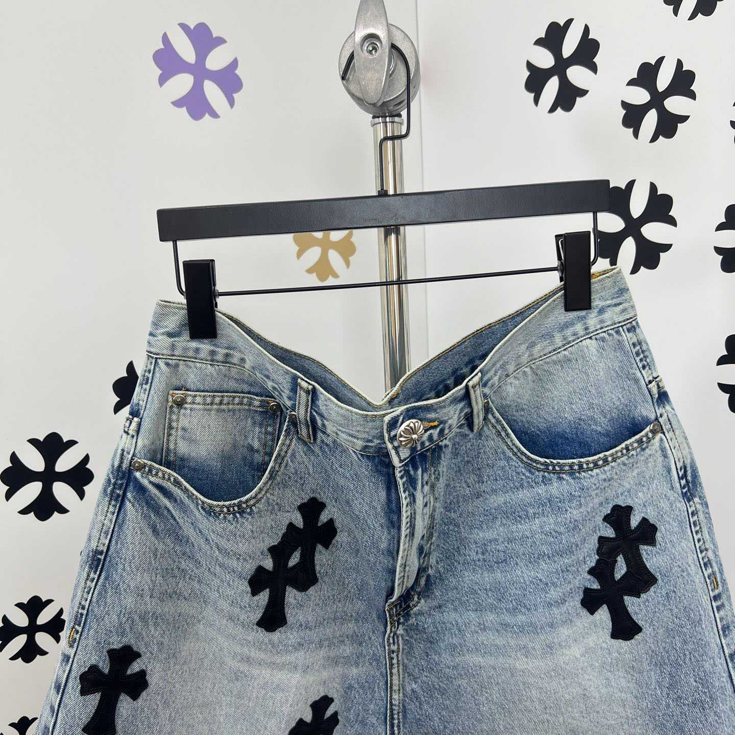 Chrome Hearts Denim Shorts - DesignerGu