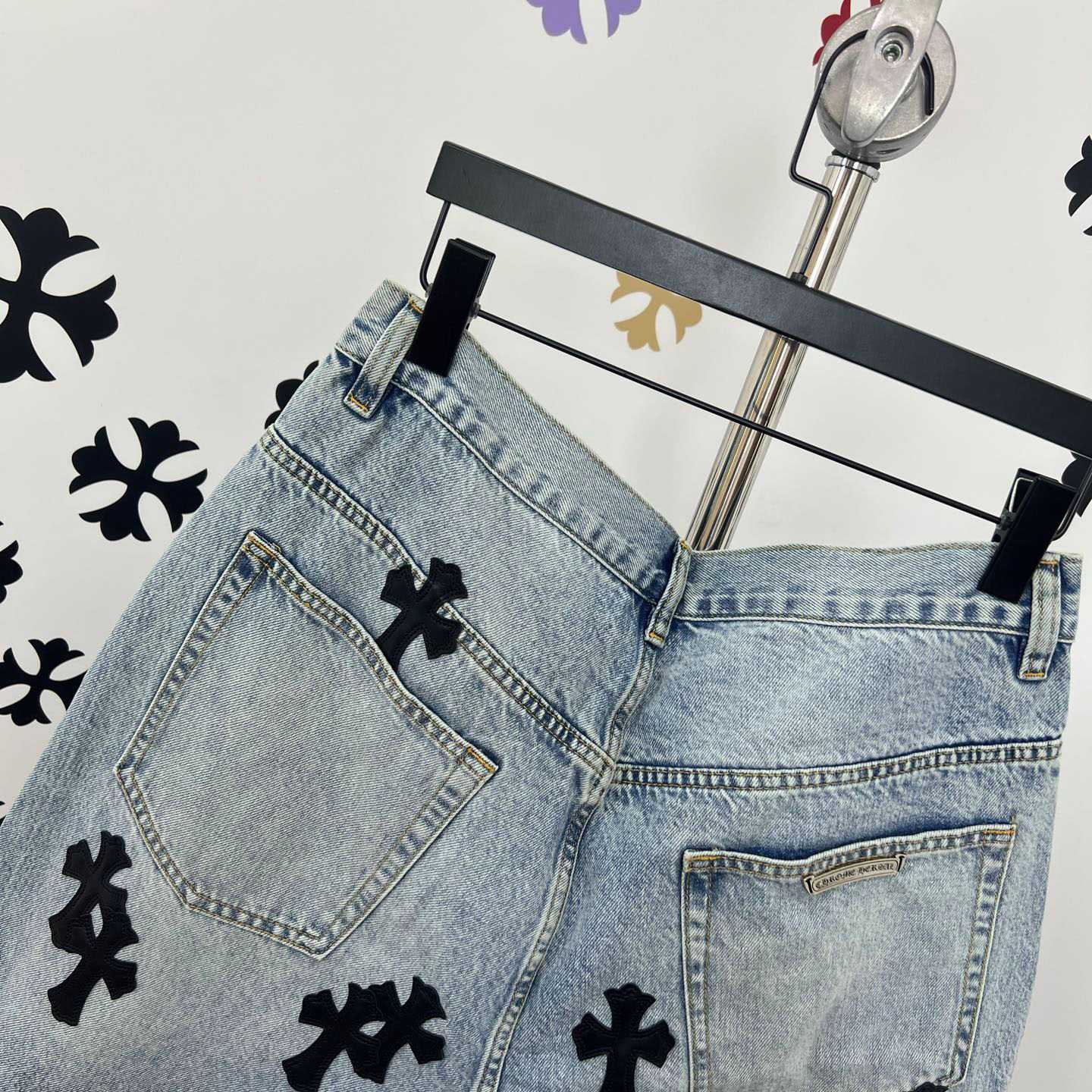 Chrome Hearts Denim Shorts - DesignerGu