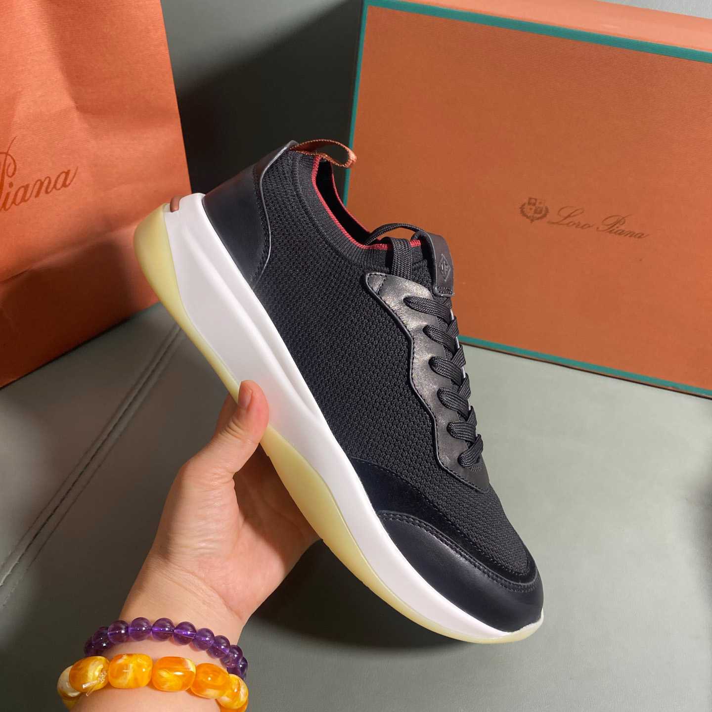 Loro Piana 410 LP Walk Sneaker - DesignerGu