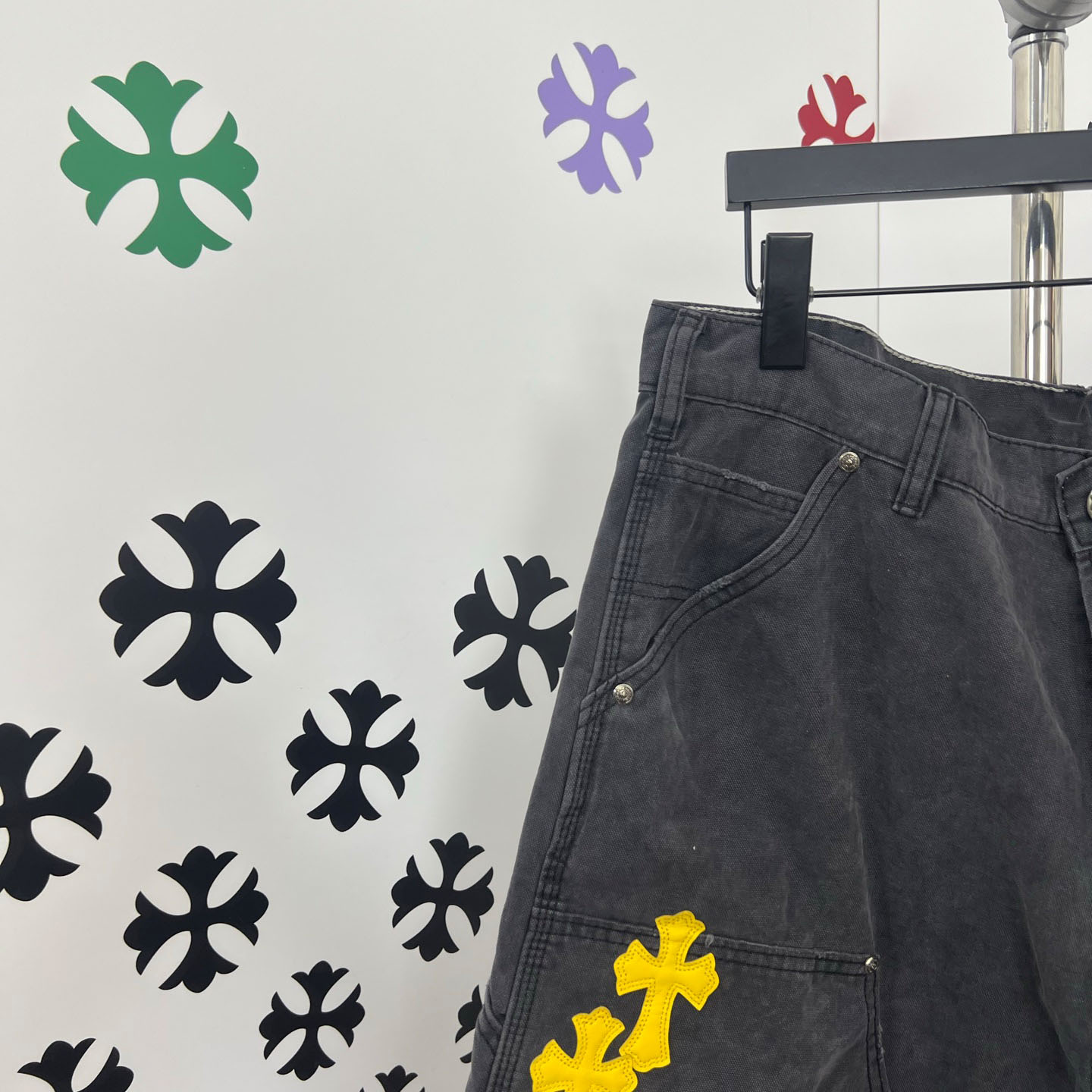 Chrome Hearts Denim Shorts - DesignerGu