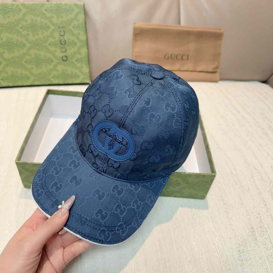 Gucci GG Nylon Baseball Hat - DesignerGu