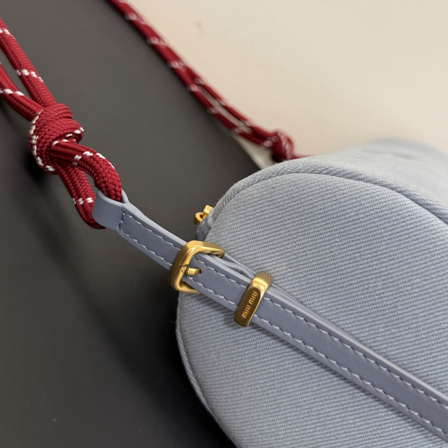 Miu Miu Gabardine Pouch - DesignerGu