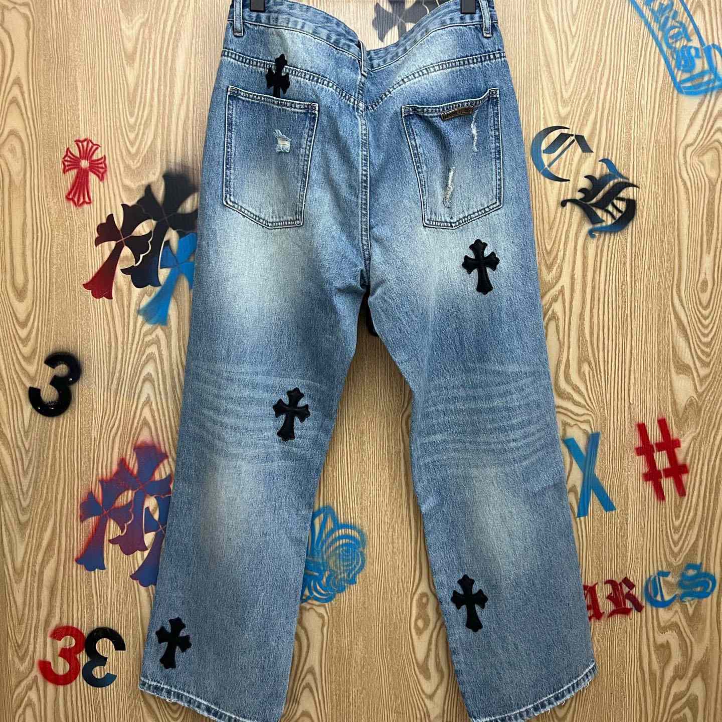 Chrome Hearts Jeans - DesignerGu
