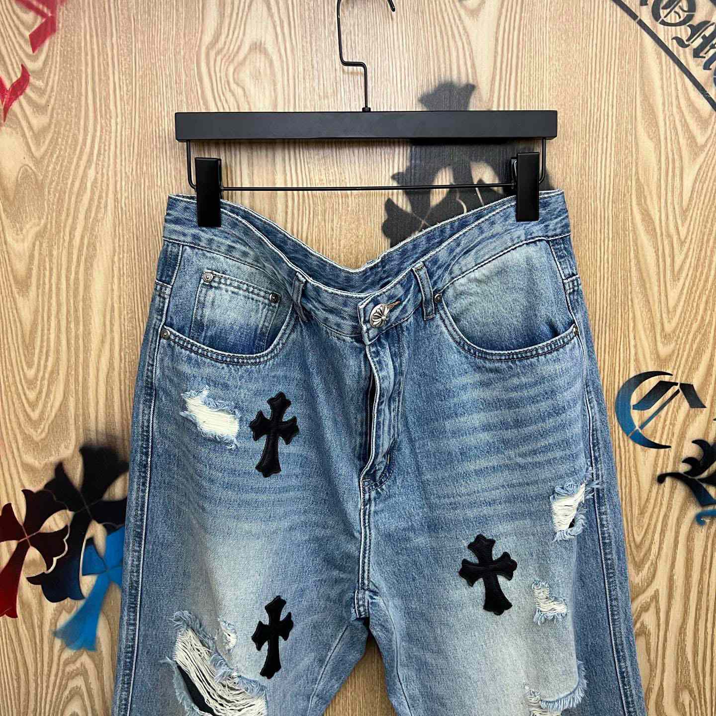Chrome Hearts Jeans - DesignerGu
