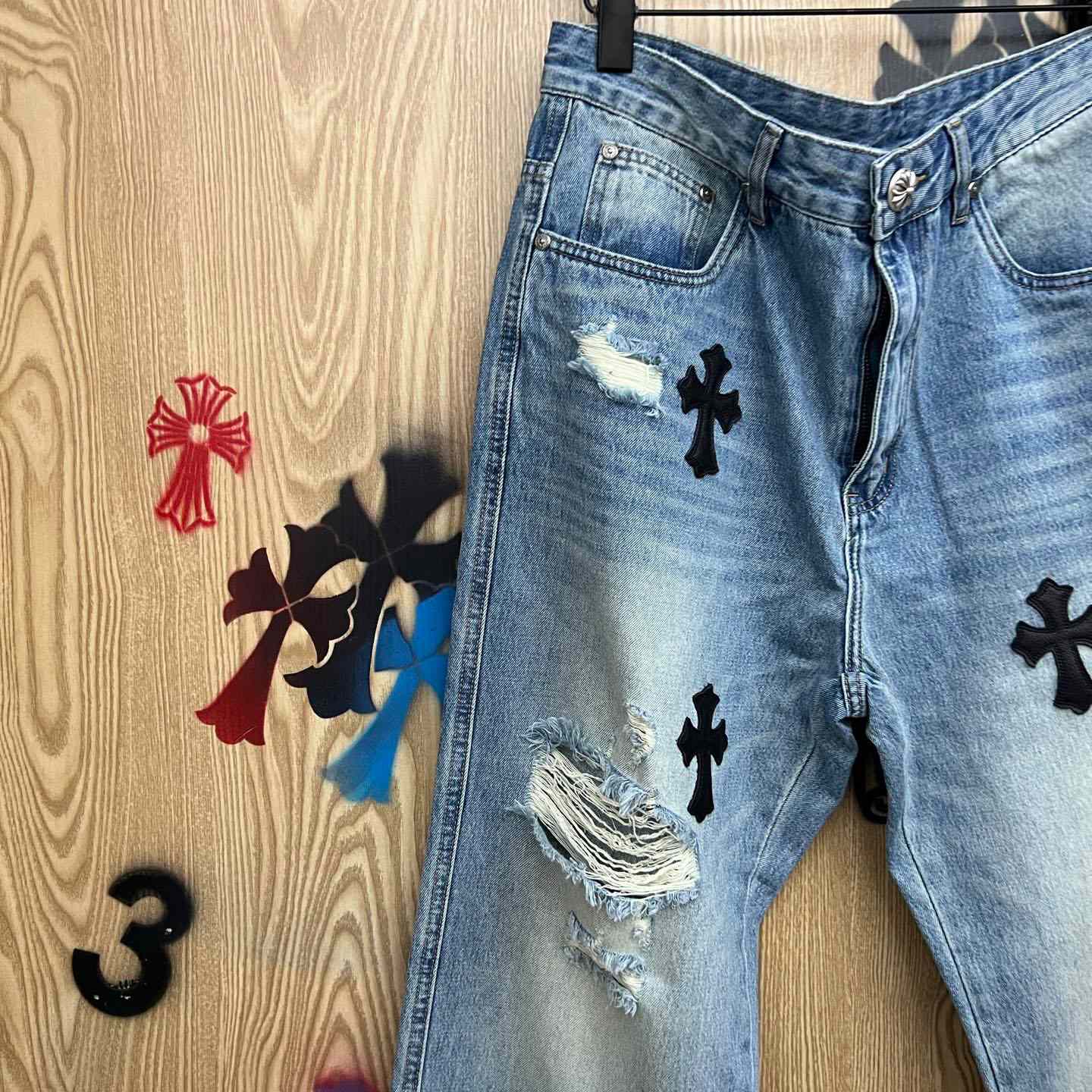 Chrome Hearts Jeans - DesignerGu