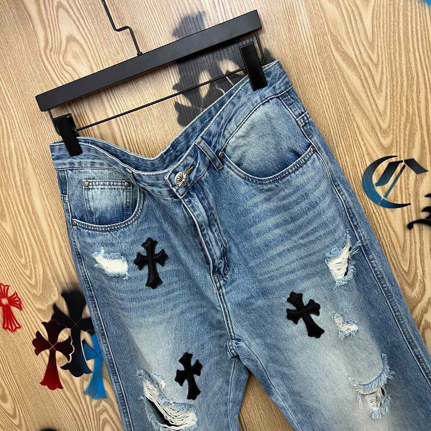 Chrome Hearts Jeans - DesignerGu