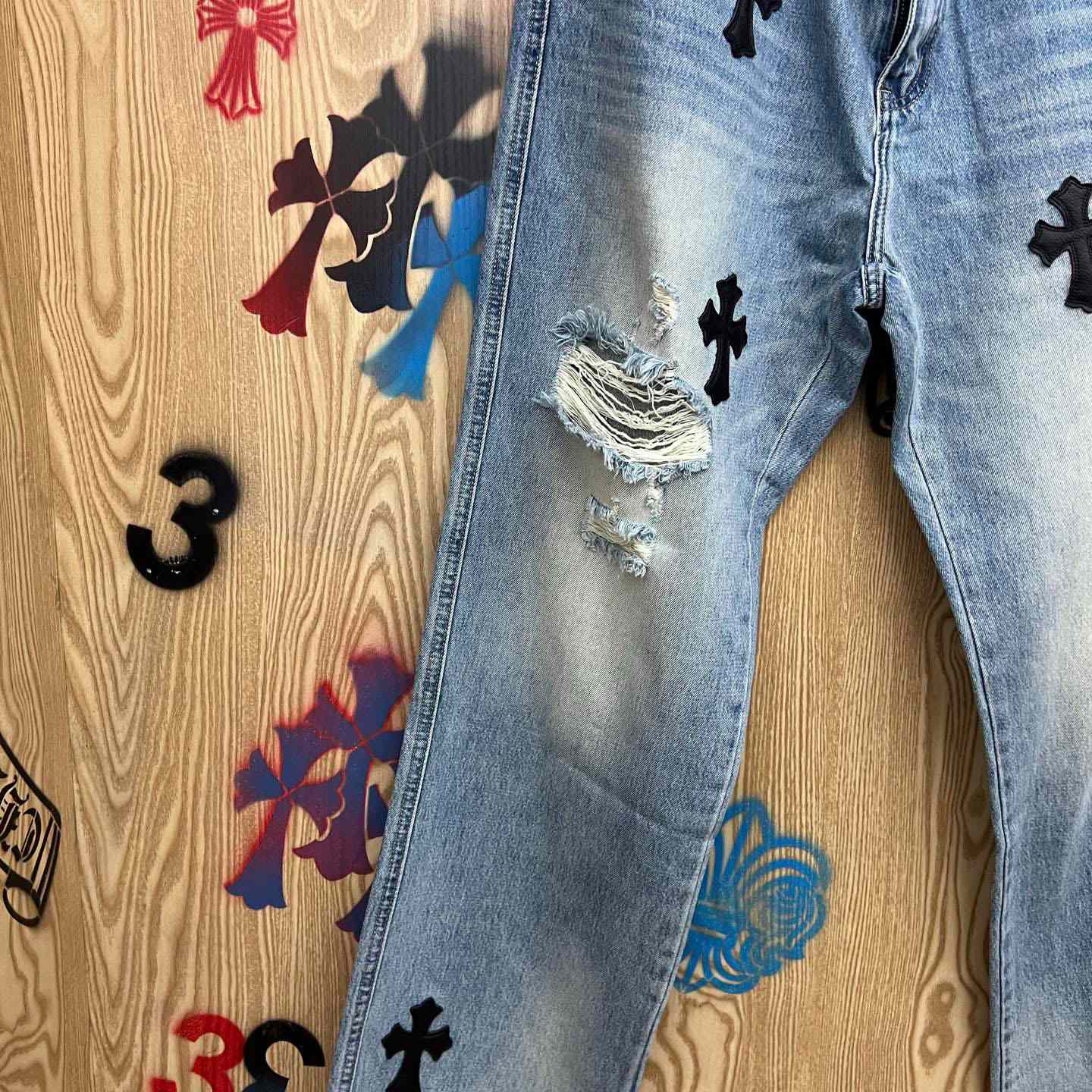 Chrome Hearts Jeans - DesignerGu