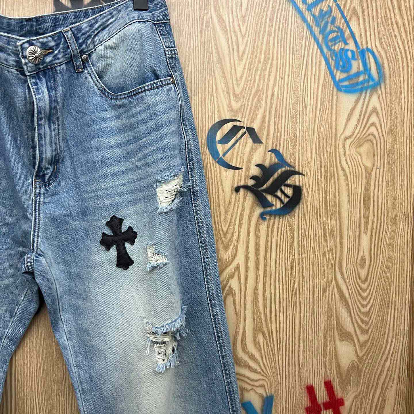 Chrome Hearts Jeans - DesignerGu