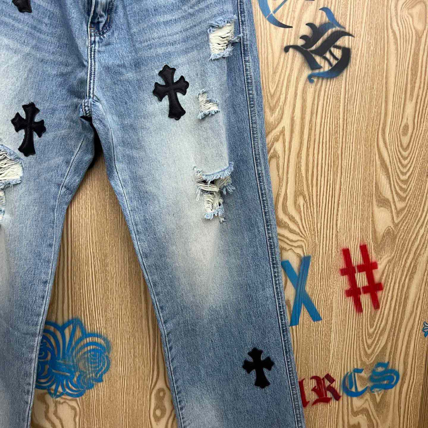Chrome Hearts Jeans - DesignerGu