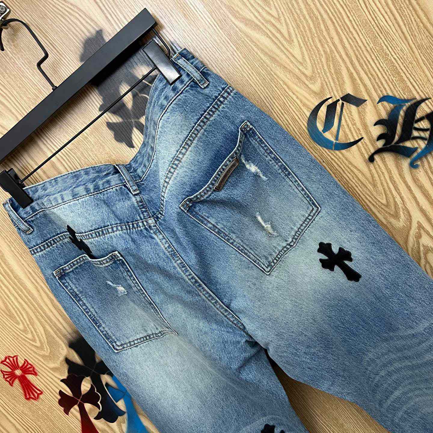 Chrome Hearts Jeans - DesignerGu