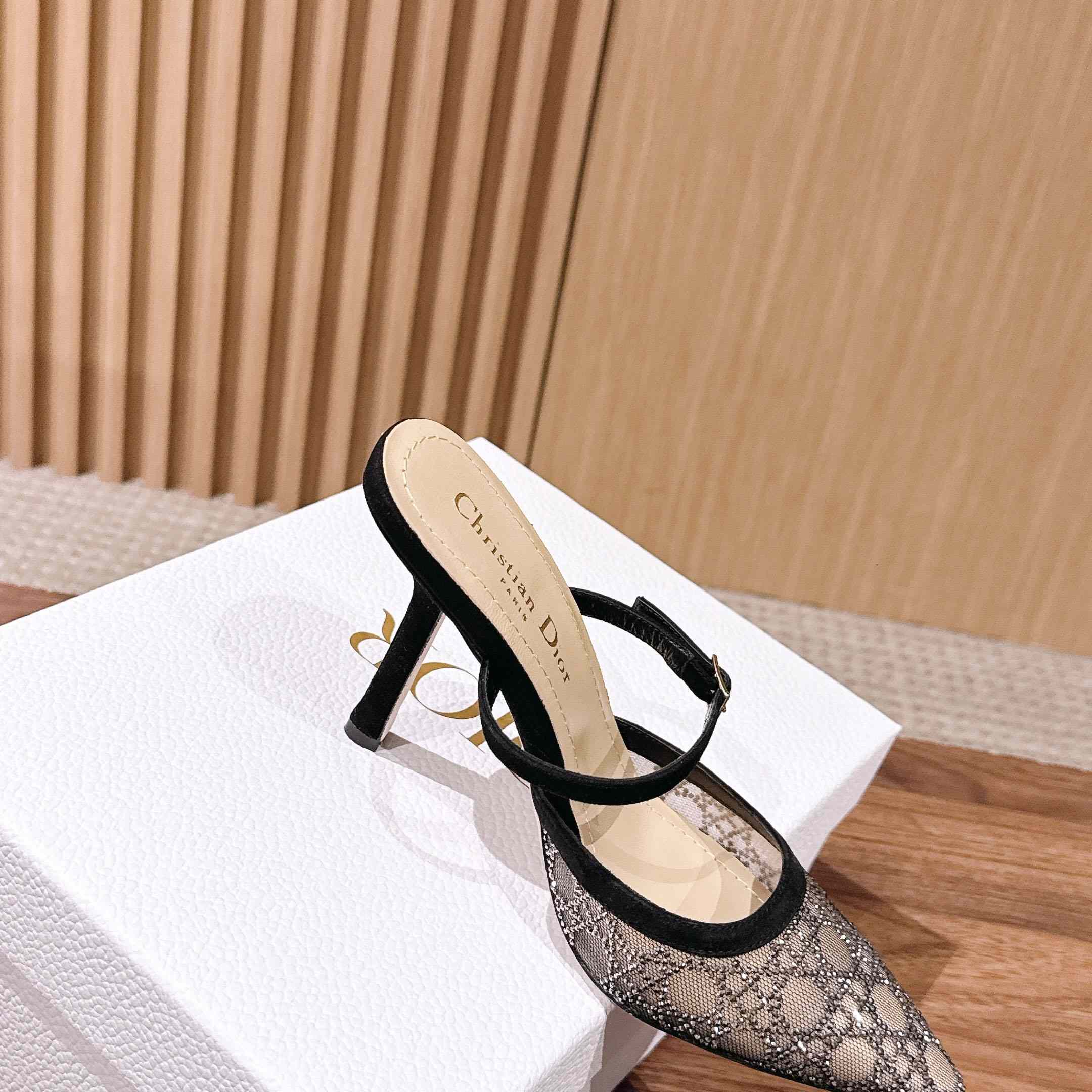 Dior Capture Heeled Mule - DesignerGu