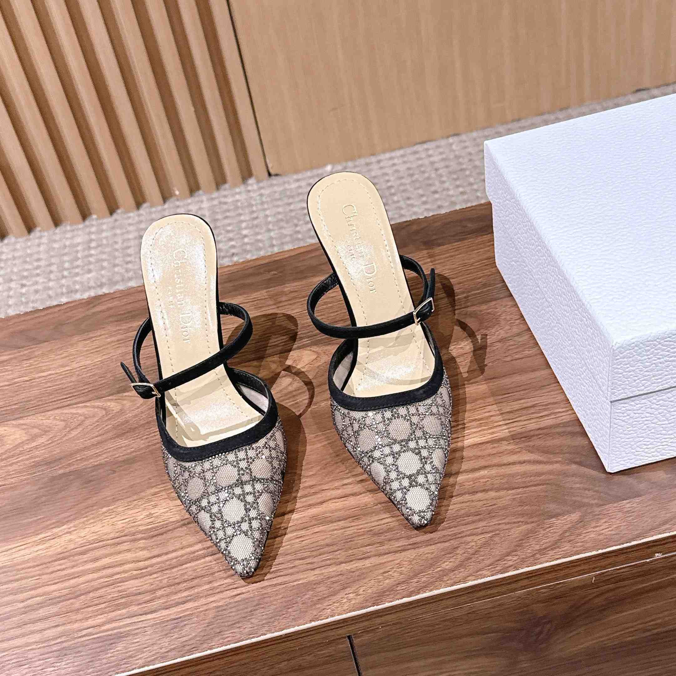 Dior Capture Heeled Mule - DesignerGu