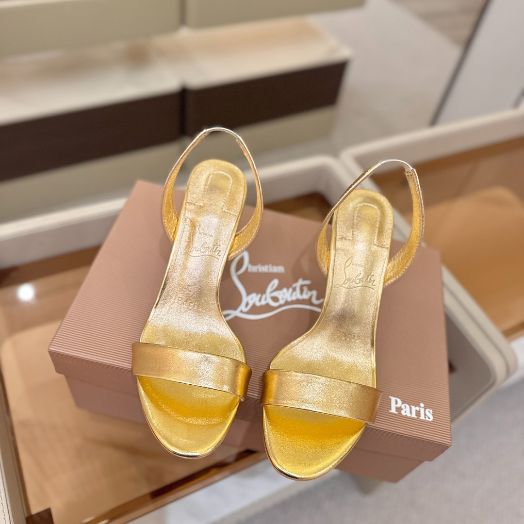 Christian Louboutin Marilyn Leather Sandals - DesignerGu