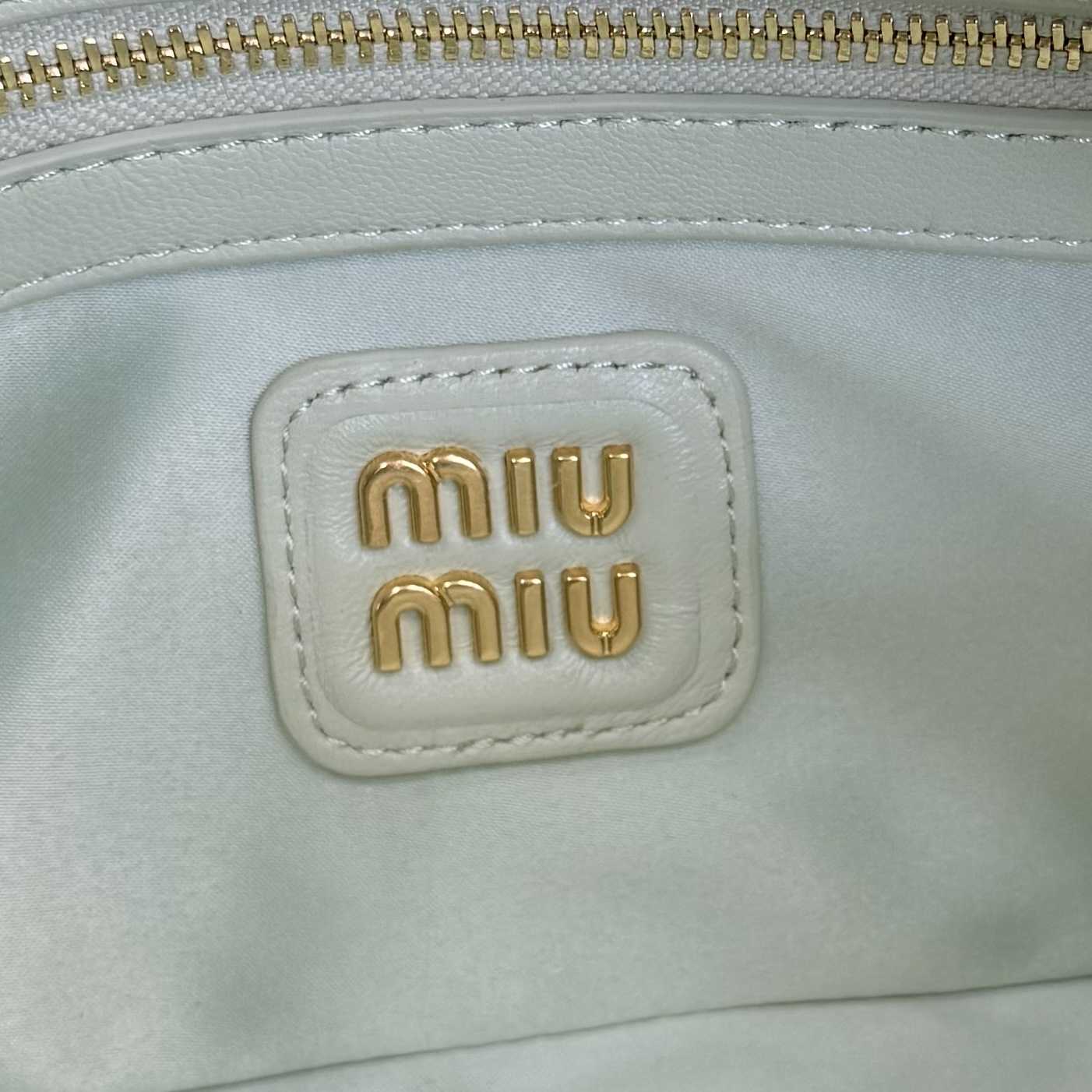 Miu Miu Arcadie Matelassé Nappa Leather Bag - DesignerGu