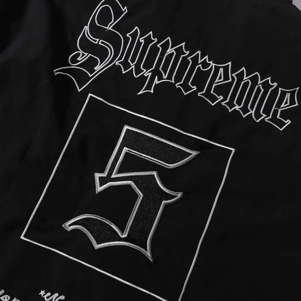 Supreme Old English Track Jacket 'Black' - DesignerGu
