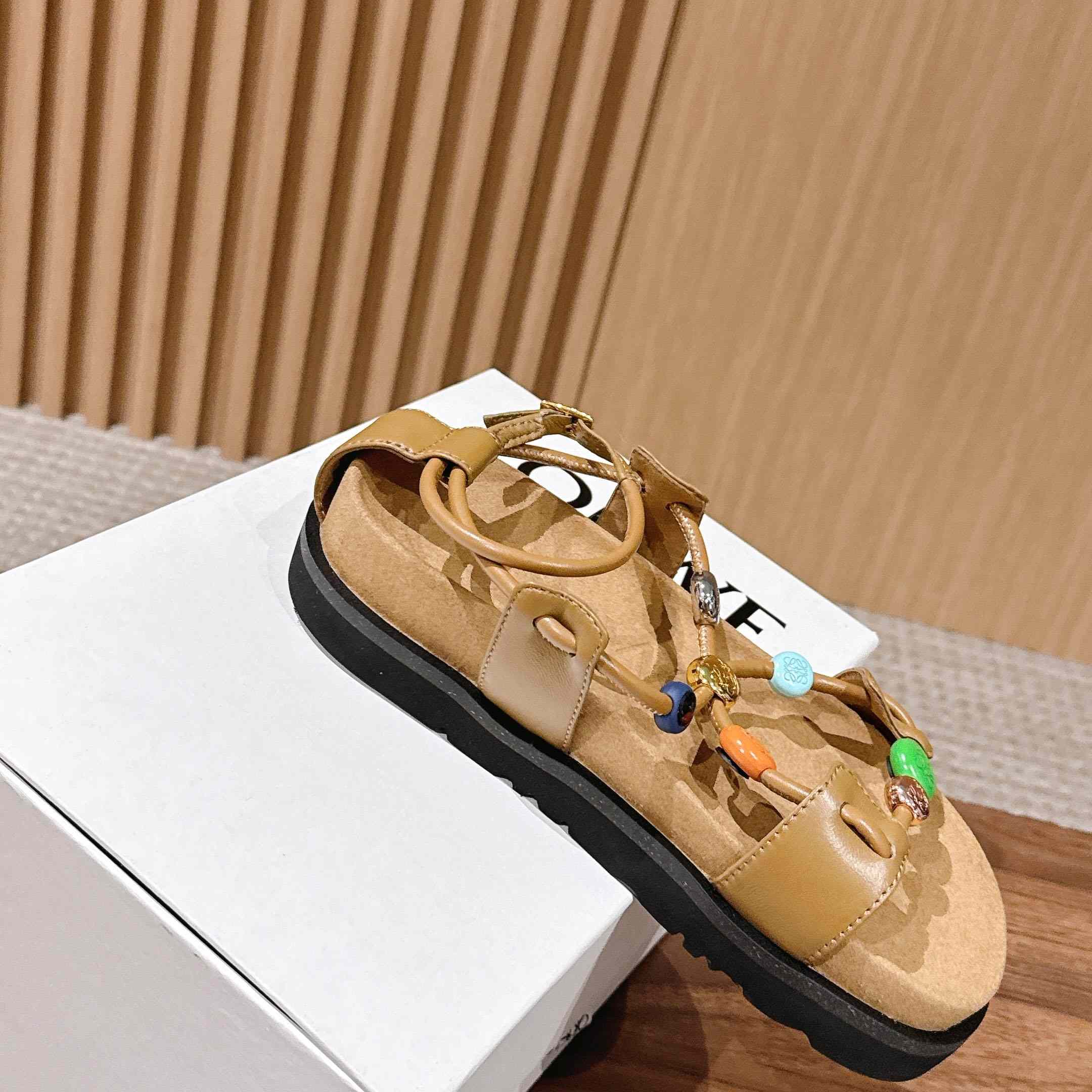Loewe Pebble Beads Fussbett Sandal - DesignerGu
