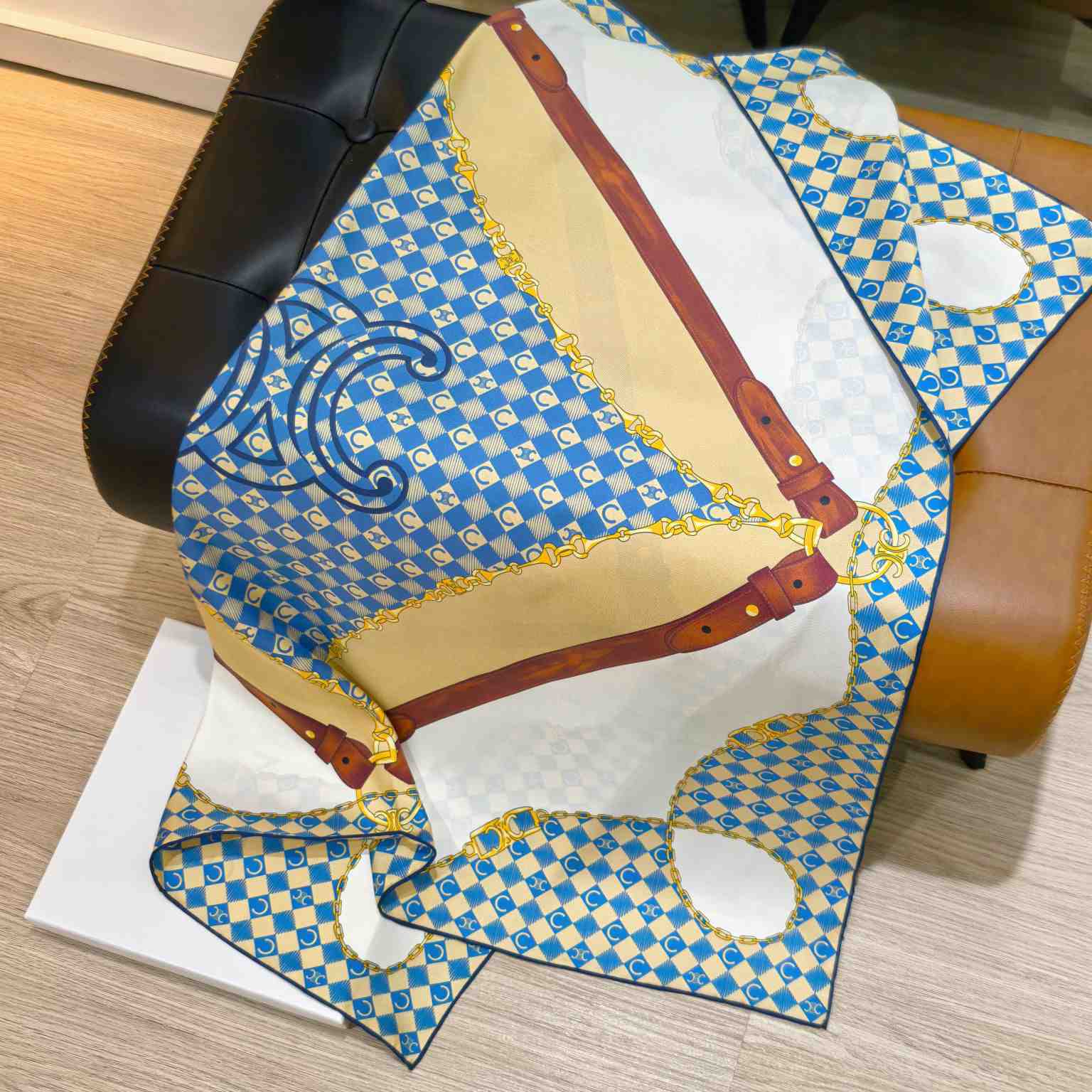 Celine  Bandana In Silk Twill - DesignerGu