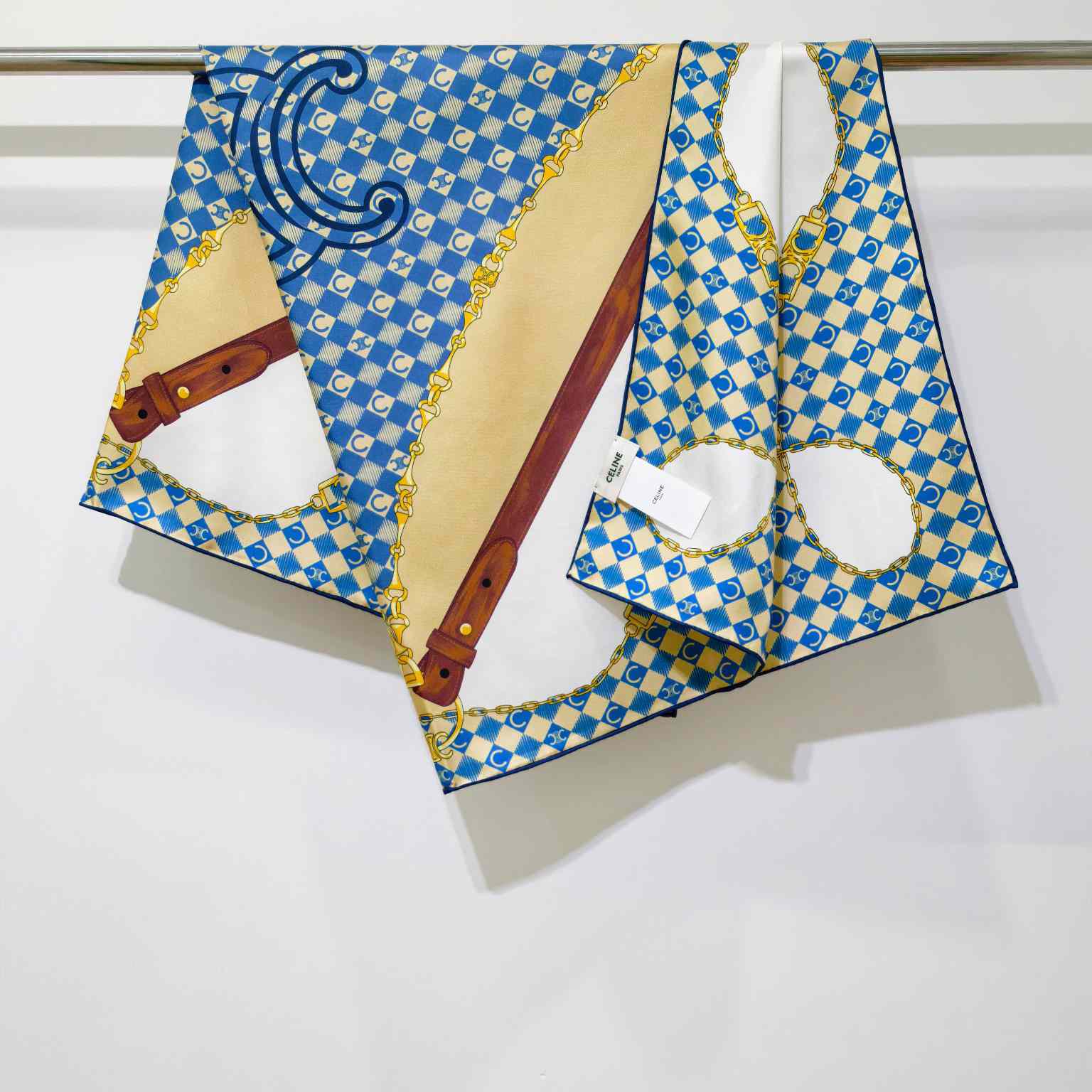 Celine  Bandana In Silk Twill - DesignerGu