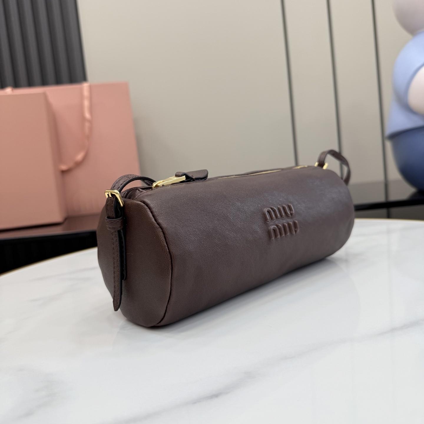 Miu Miu Nappa Leather Pouch - DesignerGu