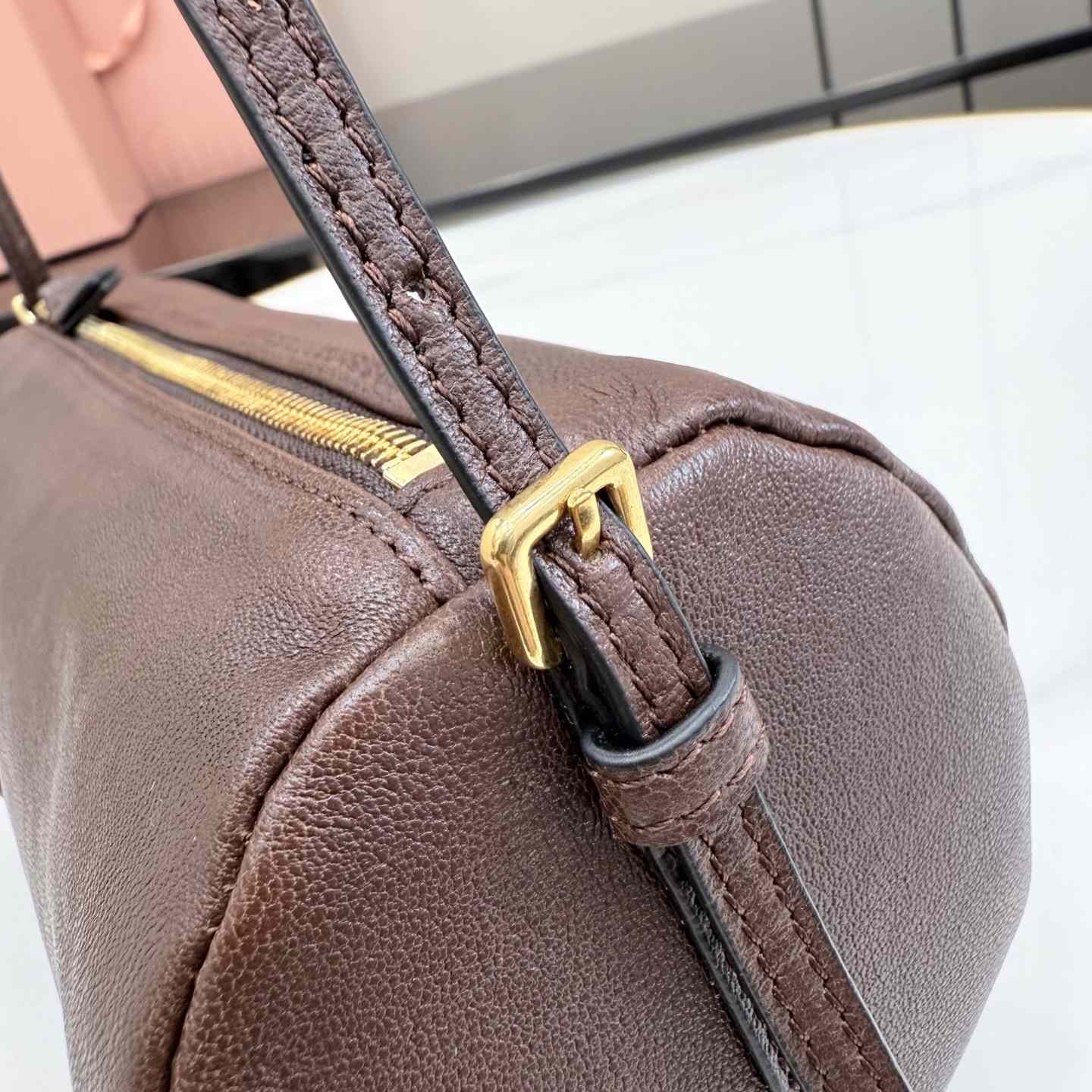 Miu Miu Nappa Leather Pouch - DesignerGu