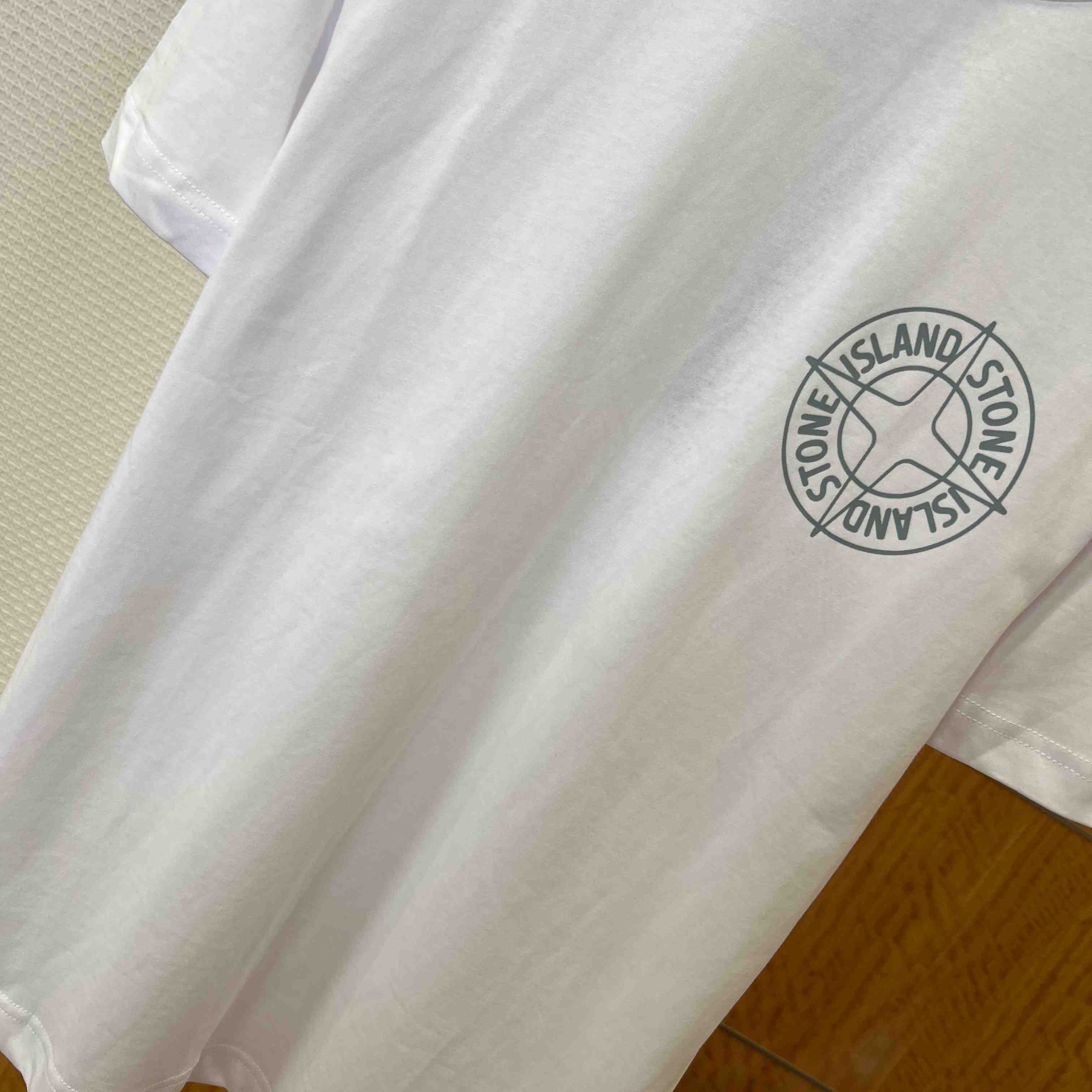 Stone Island Cotton Logo T-shirt - DesignerGu