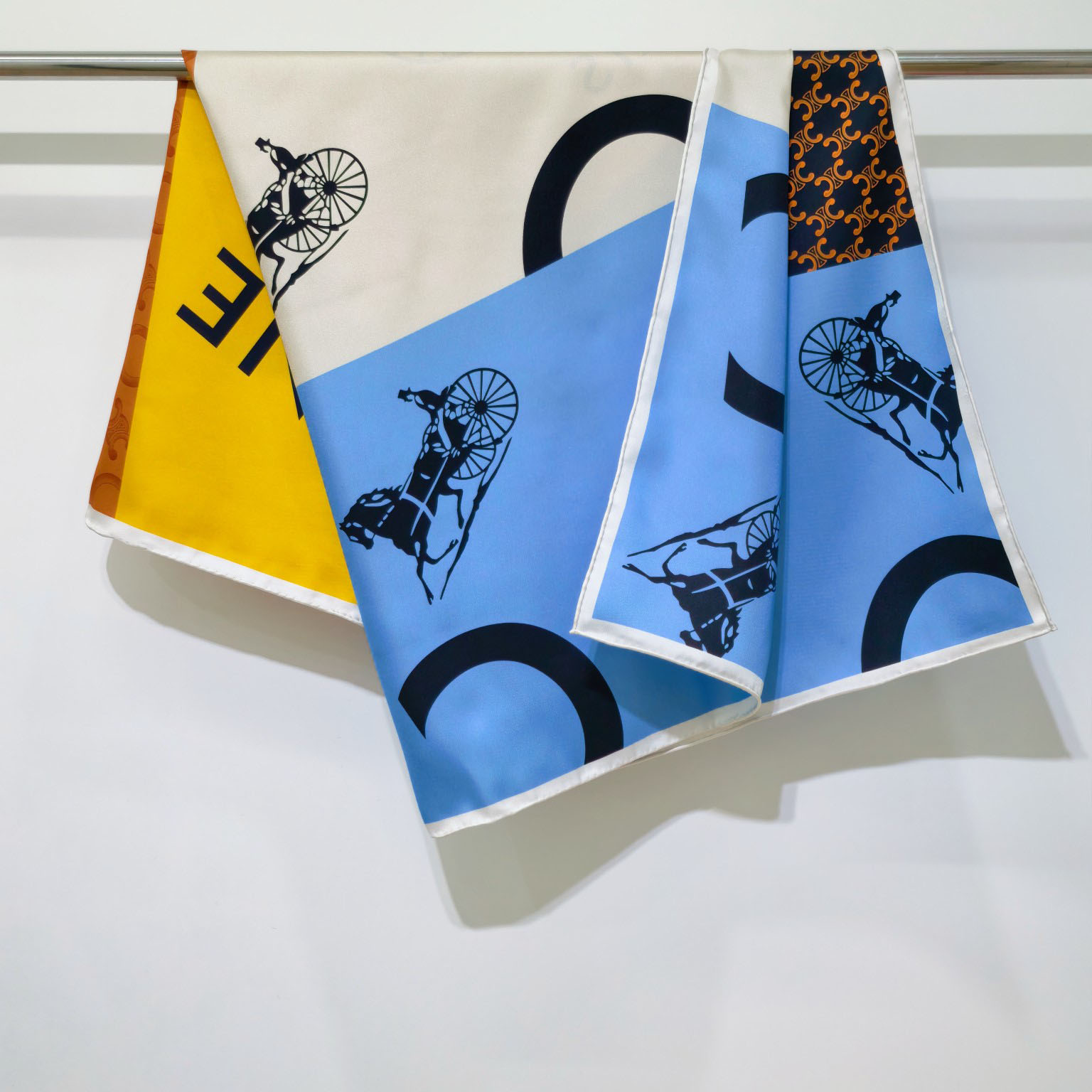 Celine  Square In Silk Twill - DesignerGu
