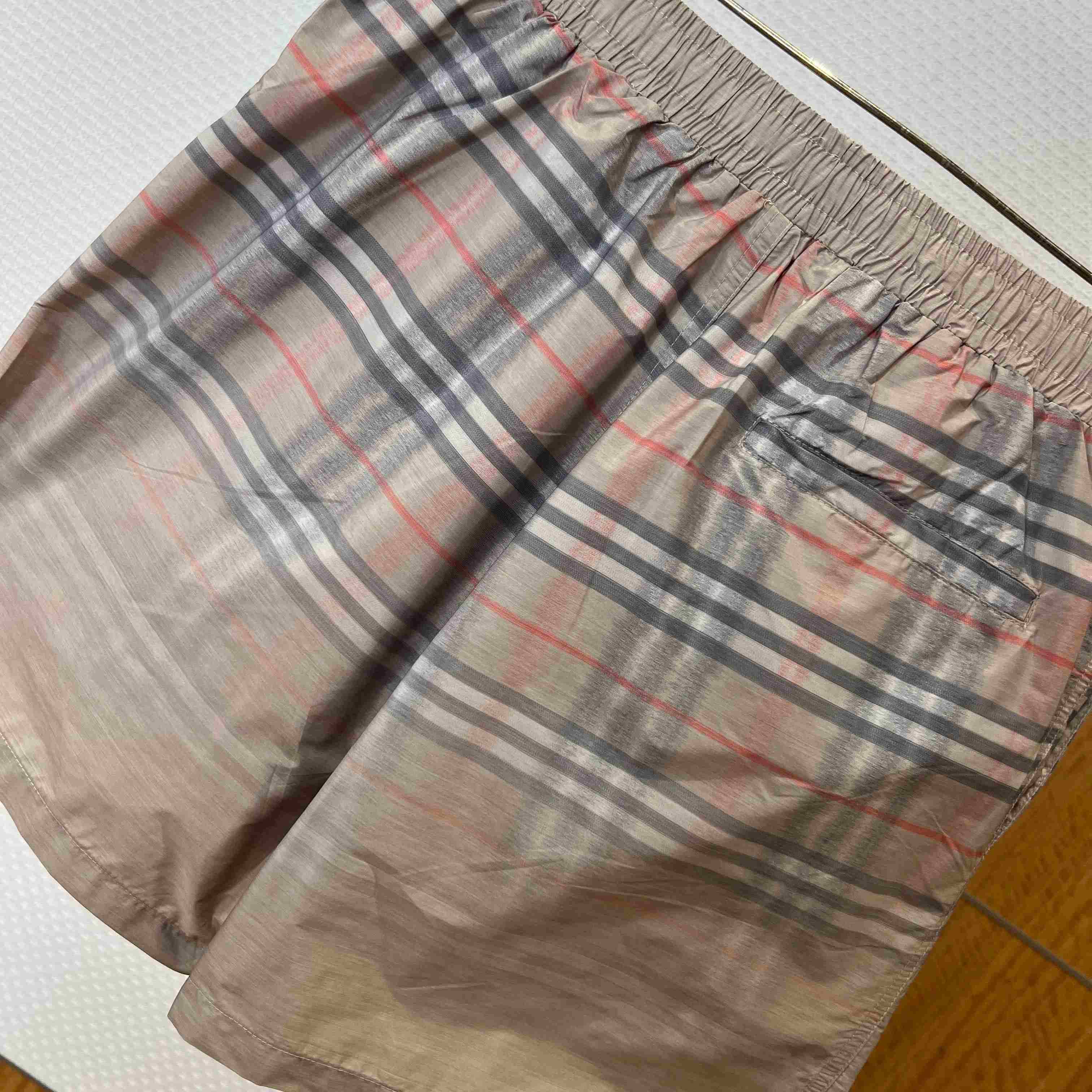 Burberry Gradient Check Swim Shorts - DesignerGu