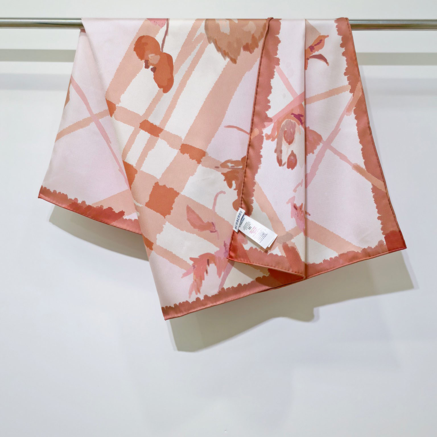 Burberry Watercolour Check Silk Scarf - DesignerGu