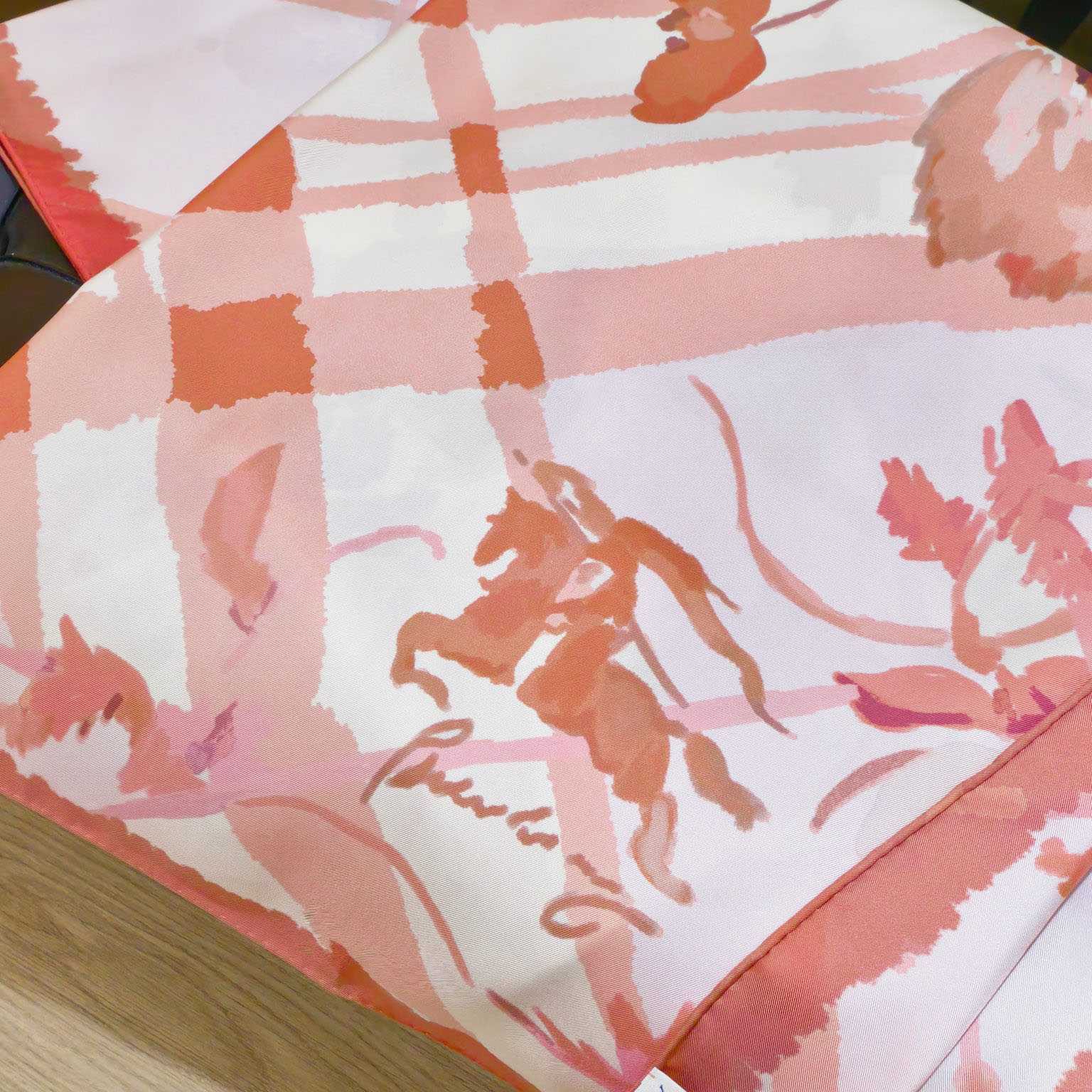 Burberry Watercolour Check Silk Scarf - DesignerGu