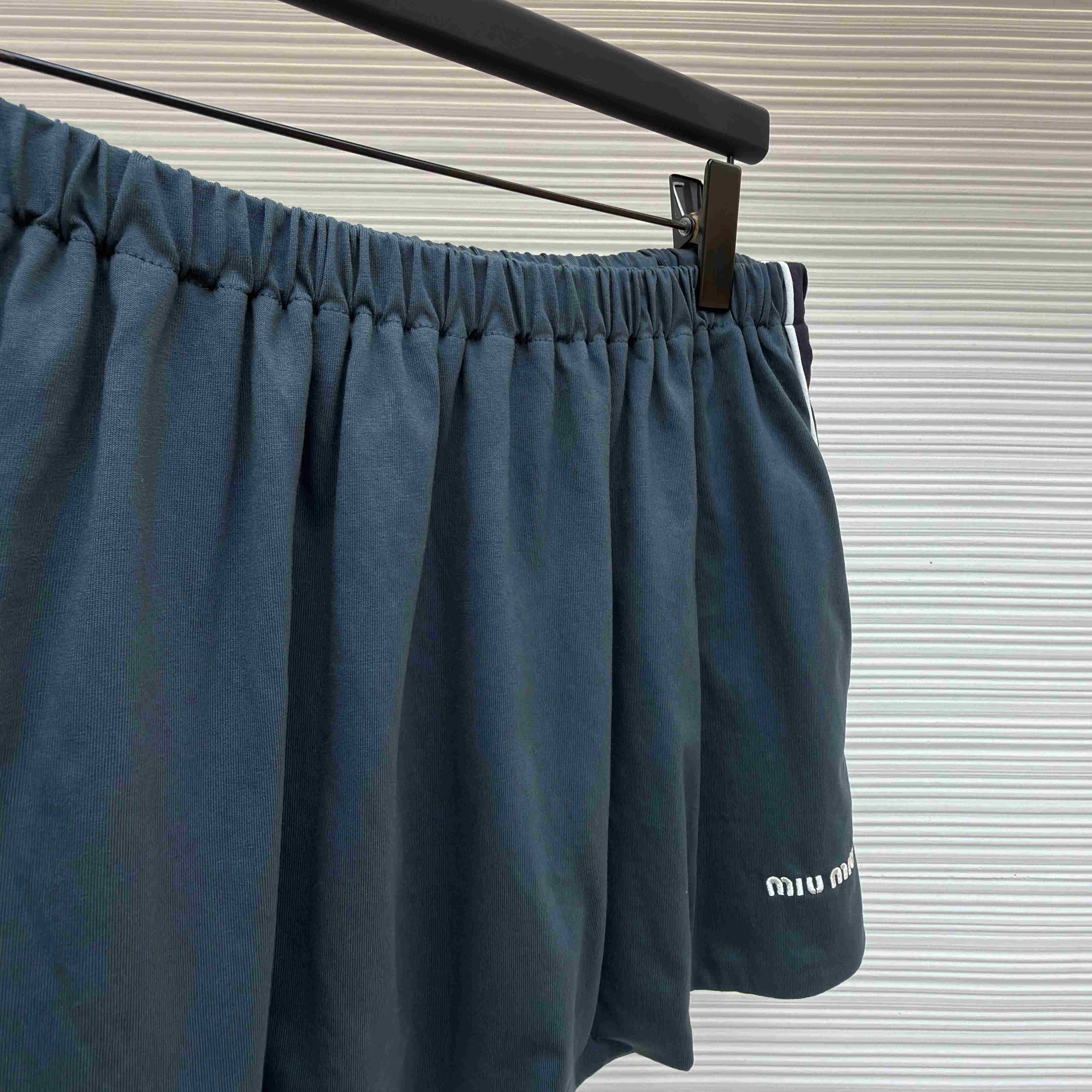 Miu Miu Cotton Jersey Miniskirt - DesignerGu