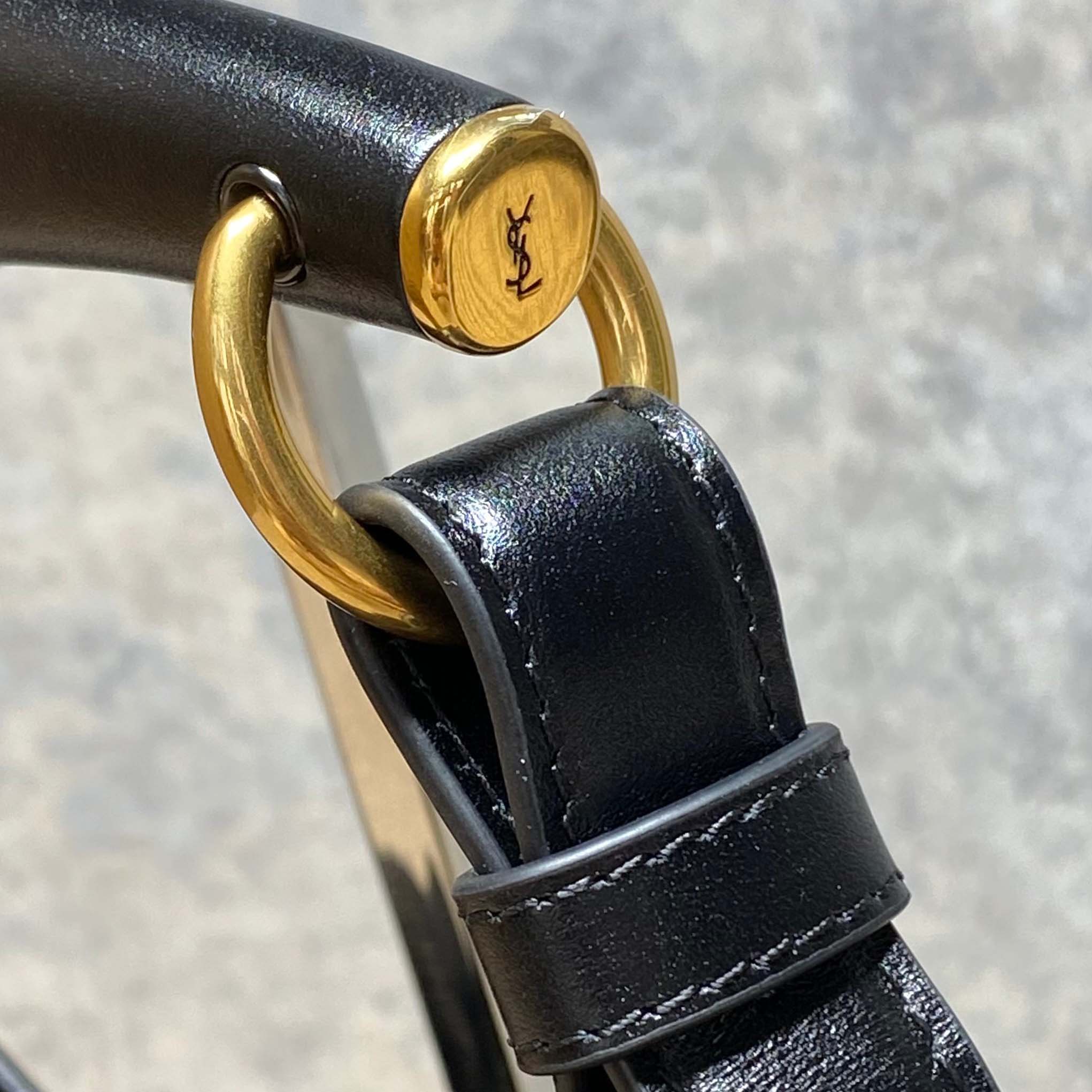 Saint Laurent MOMBASA Small In Leather - DesignerGu