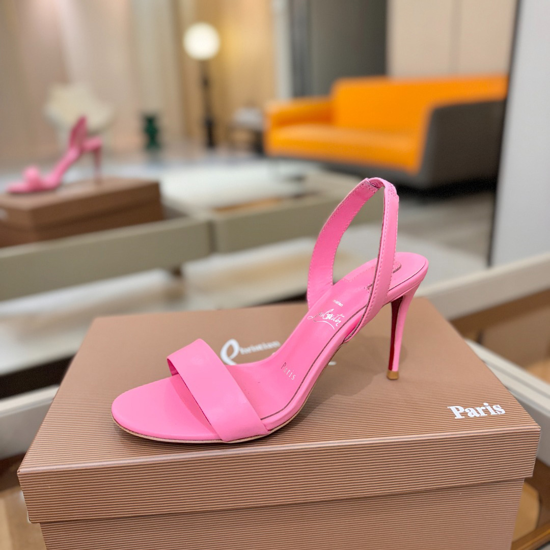 Christian Louboutin Marilyn Leather Sandals - DesignerGu