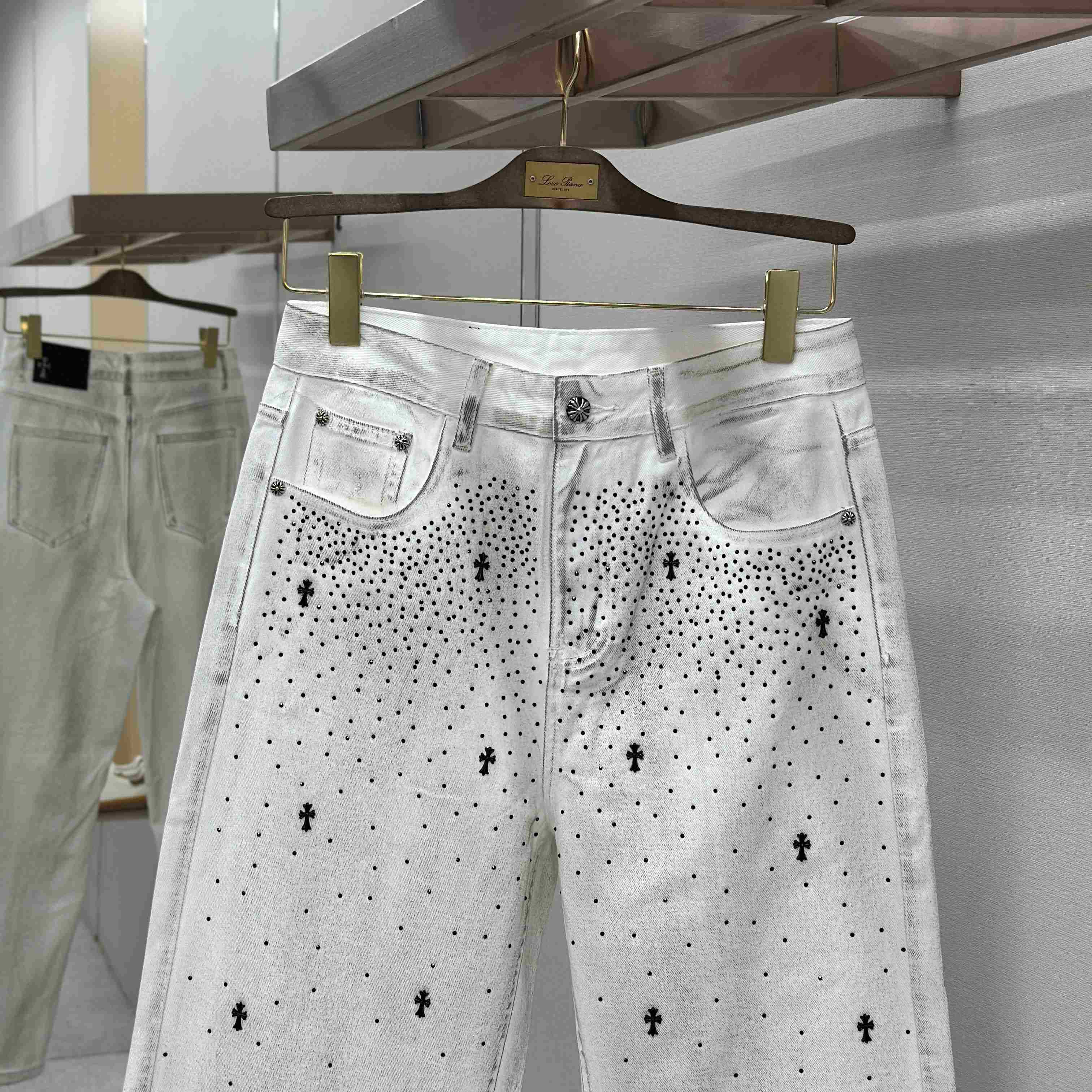 Chrome Hearts Jeans - DesignerGu