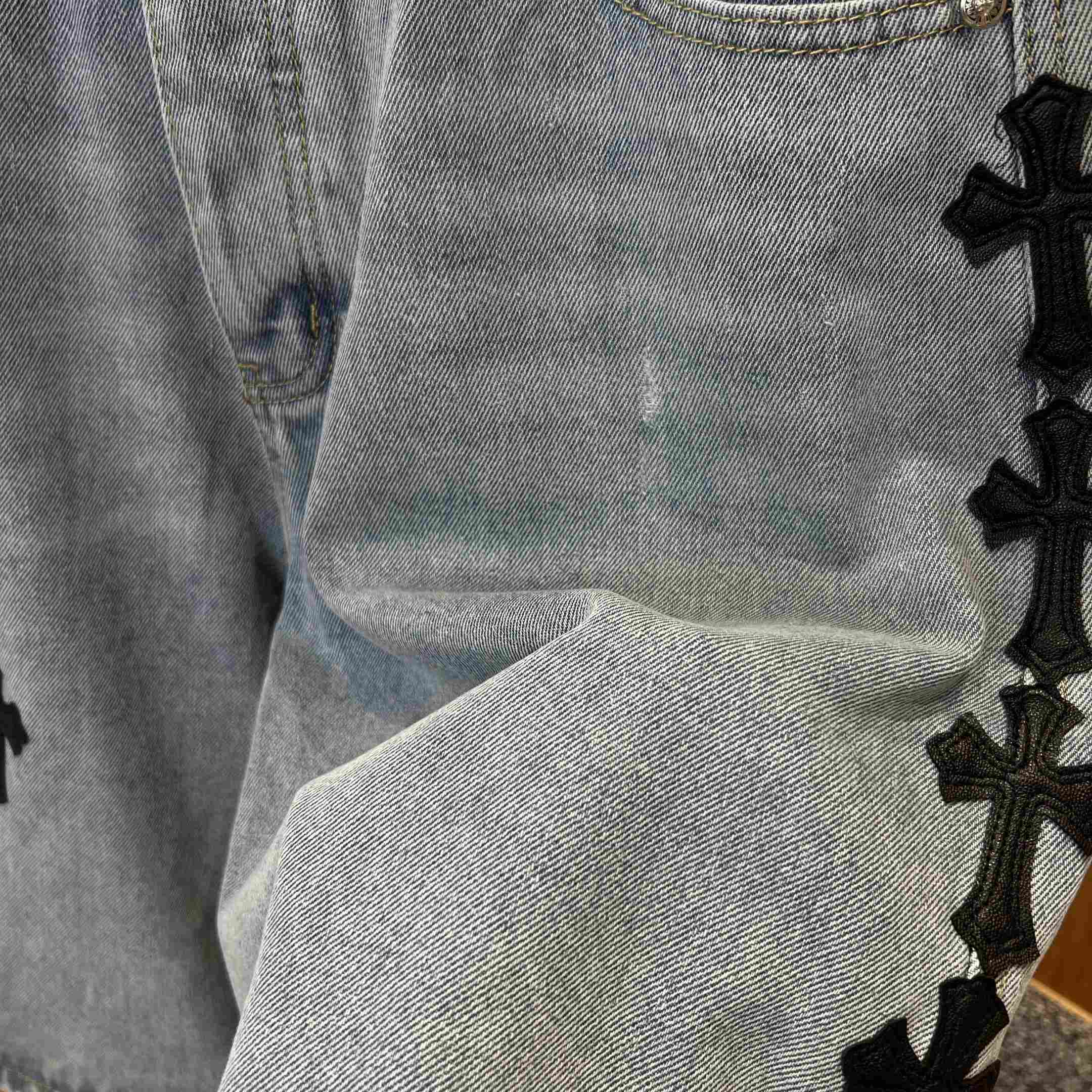 Chrome Hearts Denim Shorts - DesignerGu