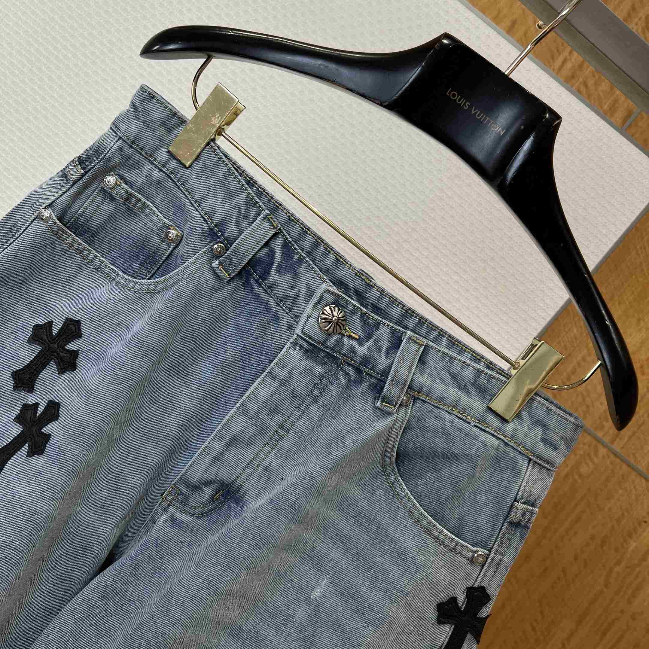 Chrome Hearts Denim Shorts - DesignerGu