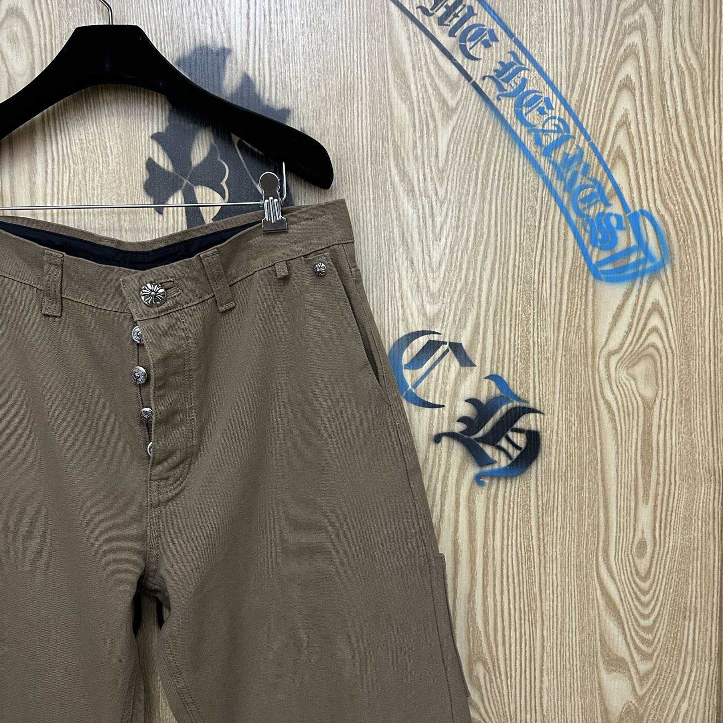 Chrome Hearts Cross Patch Double Knee Carpenter Pants - DesignerGu