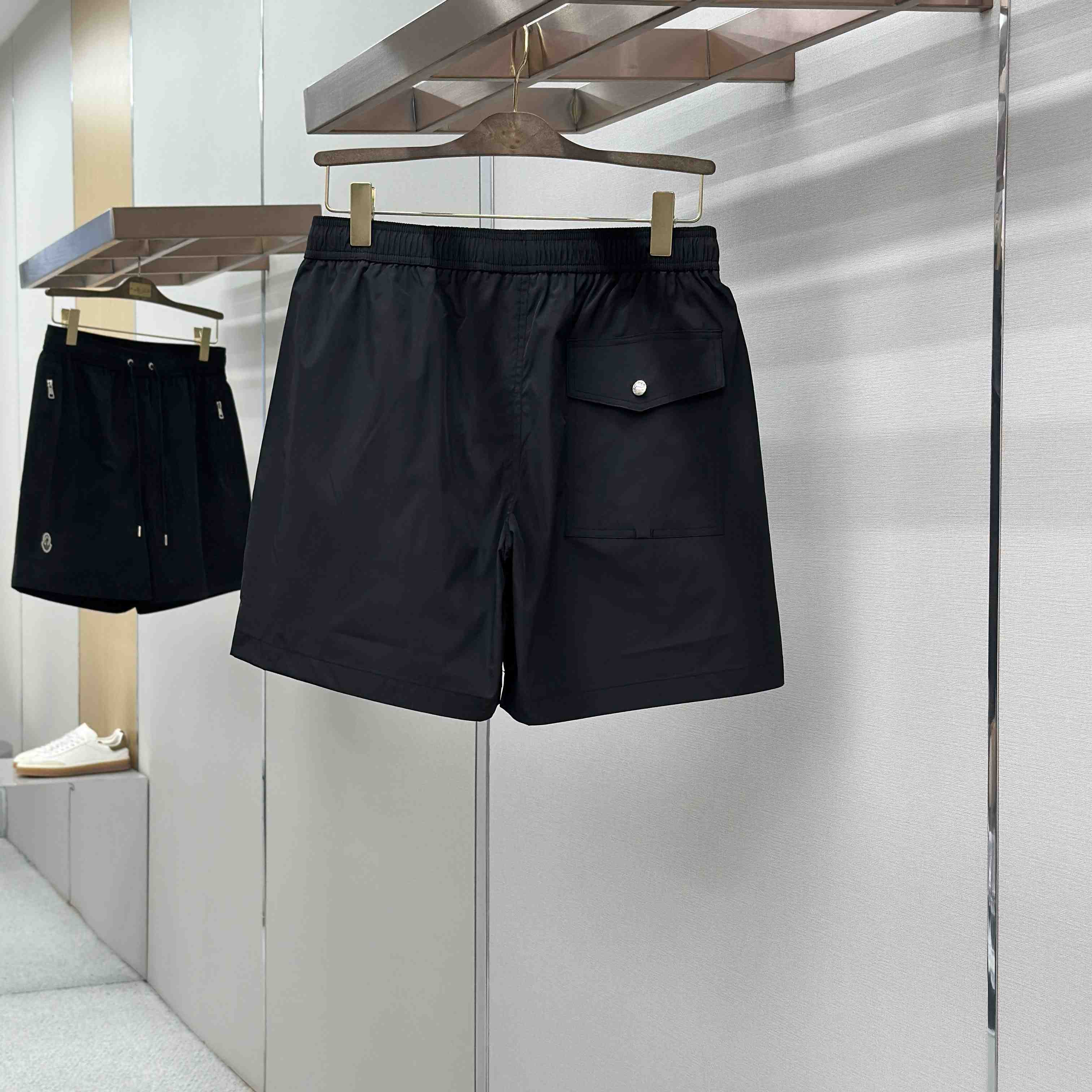 Moncler Logo-Patch Swim Shorts - DesignerGu