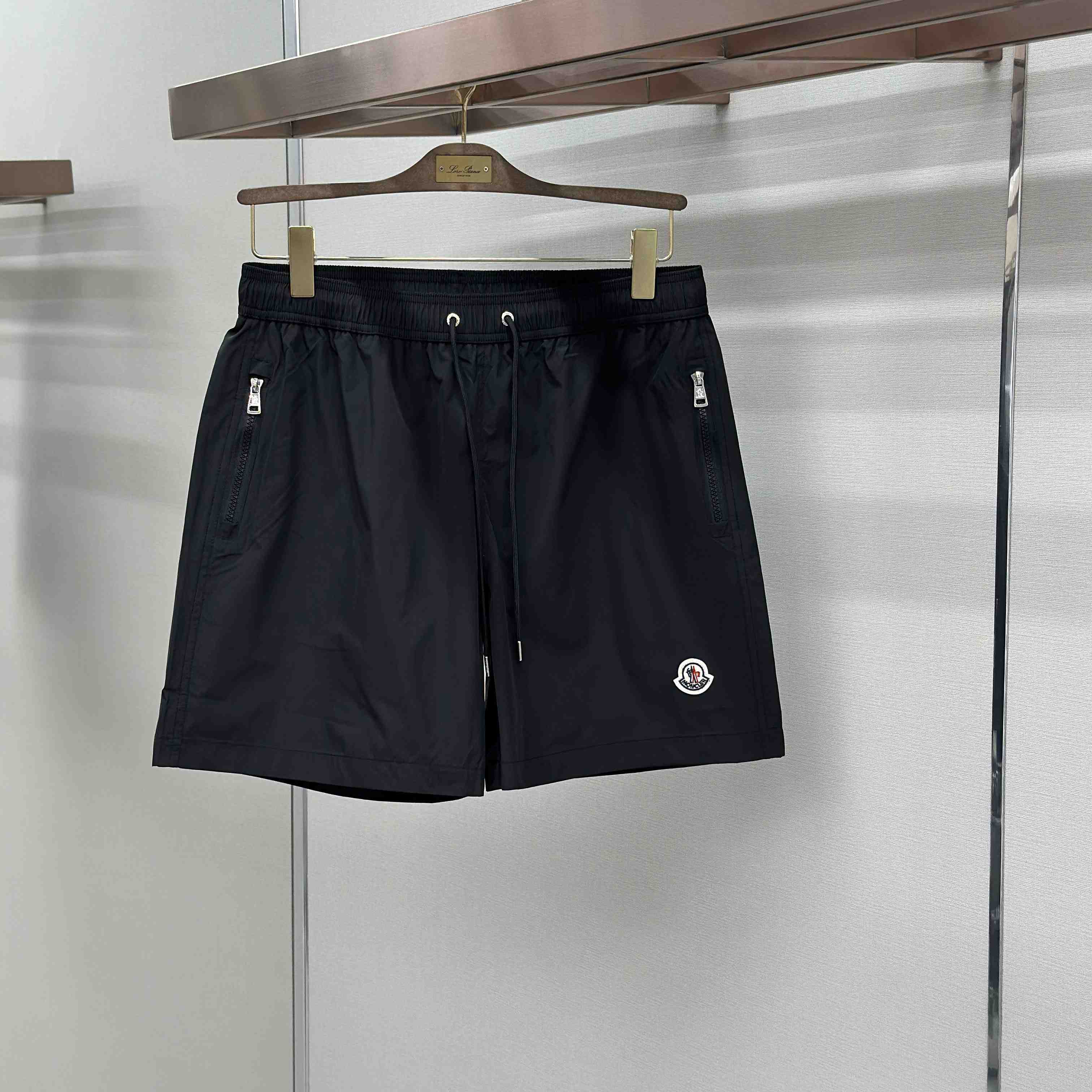 Moncler Logo-Patch Swim Shorts - DesignerGu
