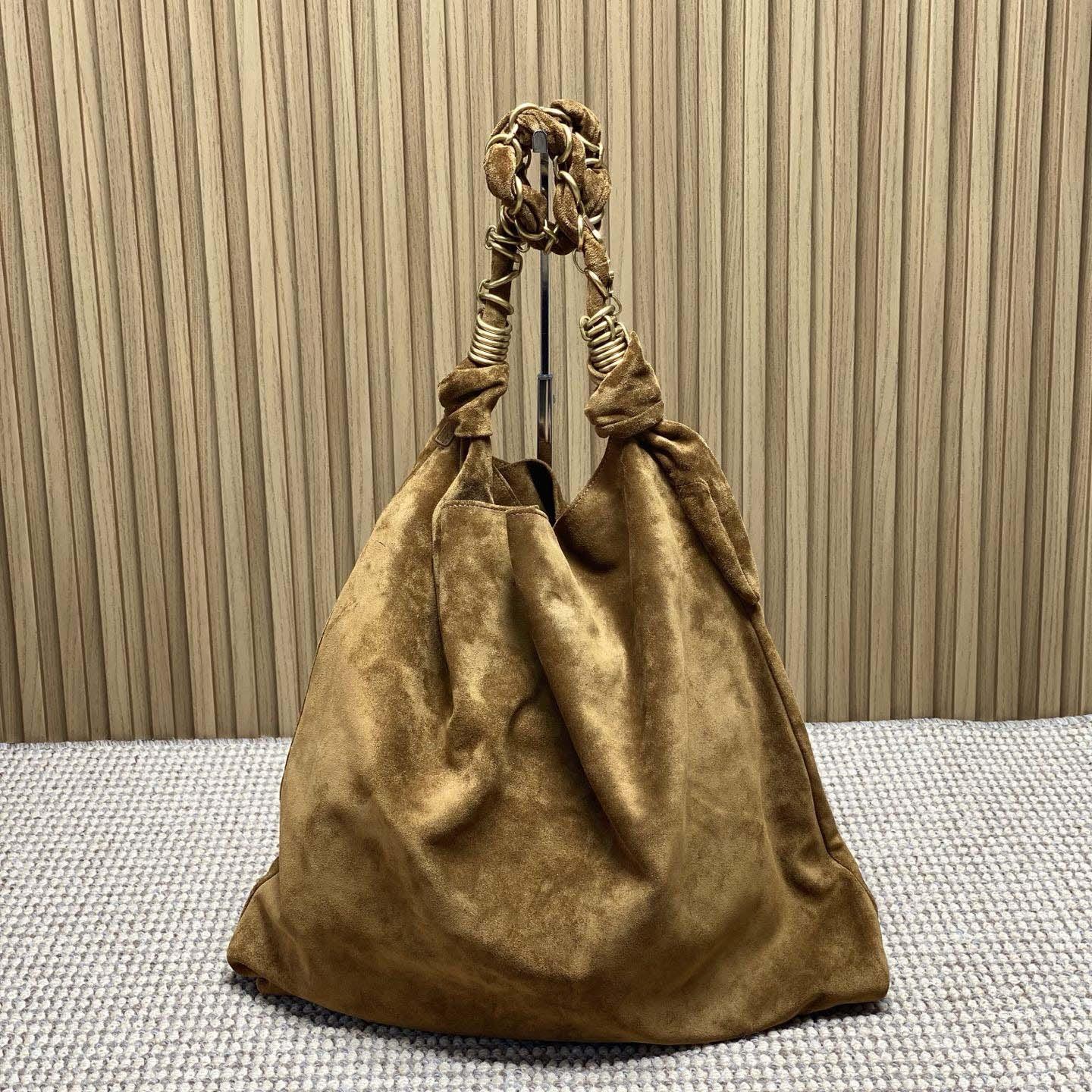 Saint Laurent AMALIA In Suede - DesignerGu