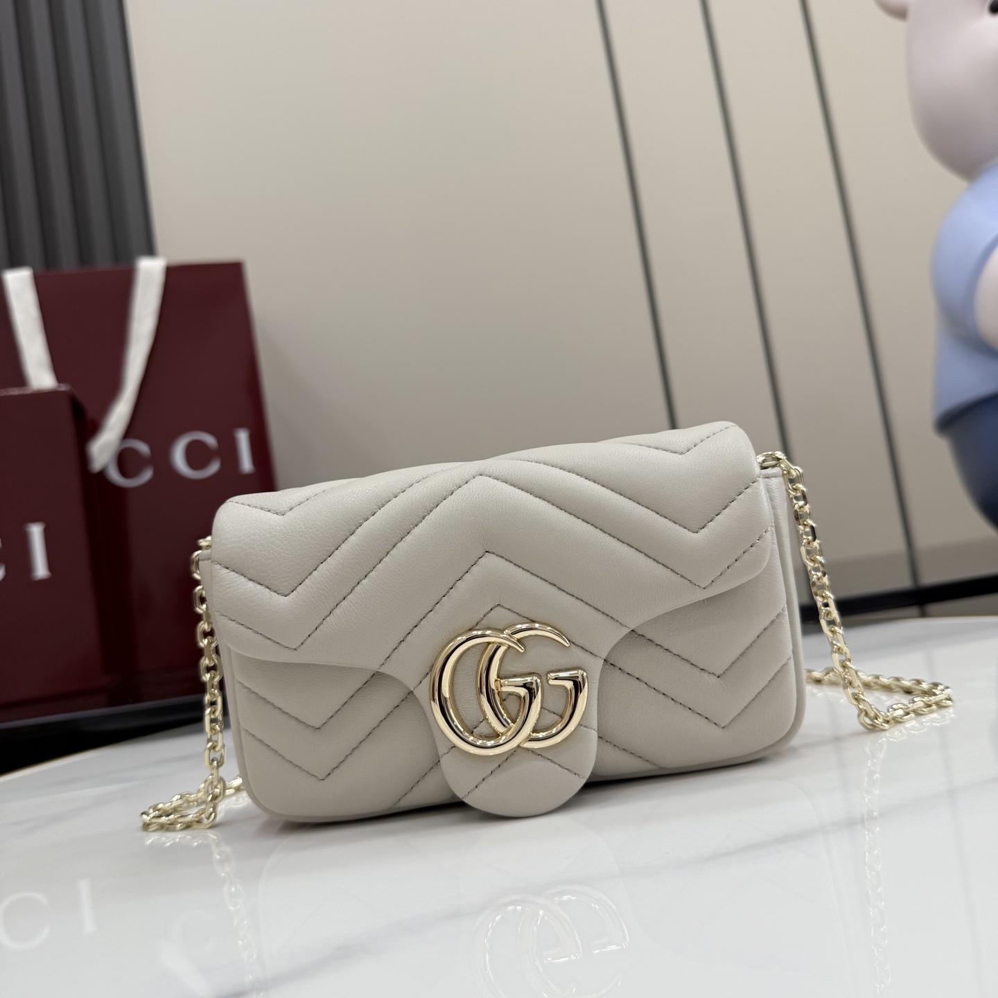 Gucci GG Marmont Mini Shoulder Bag - DesignerGu