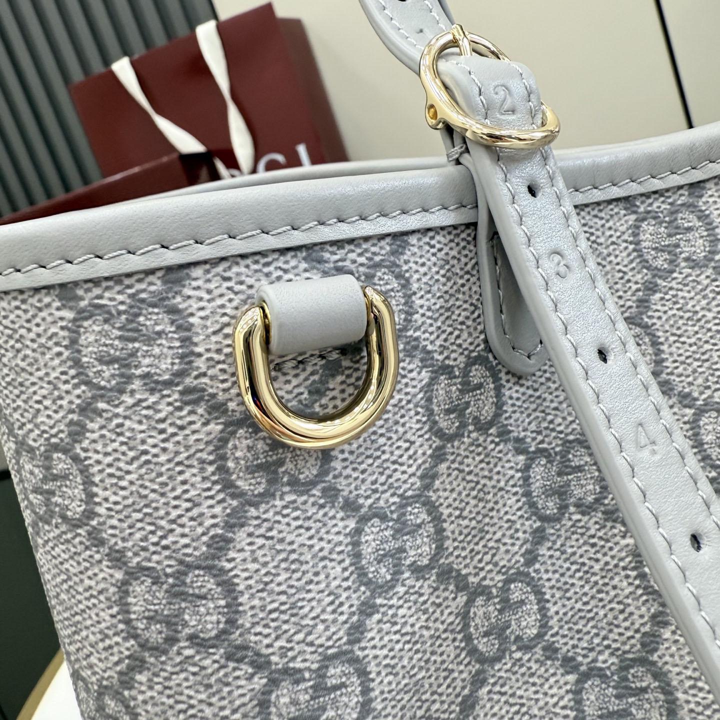 Gucci GG Emblem Small Tote Bag 815214 - DesignerGu