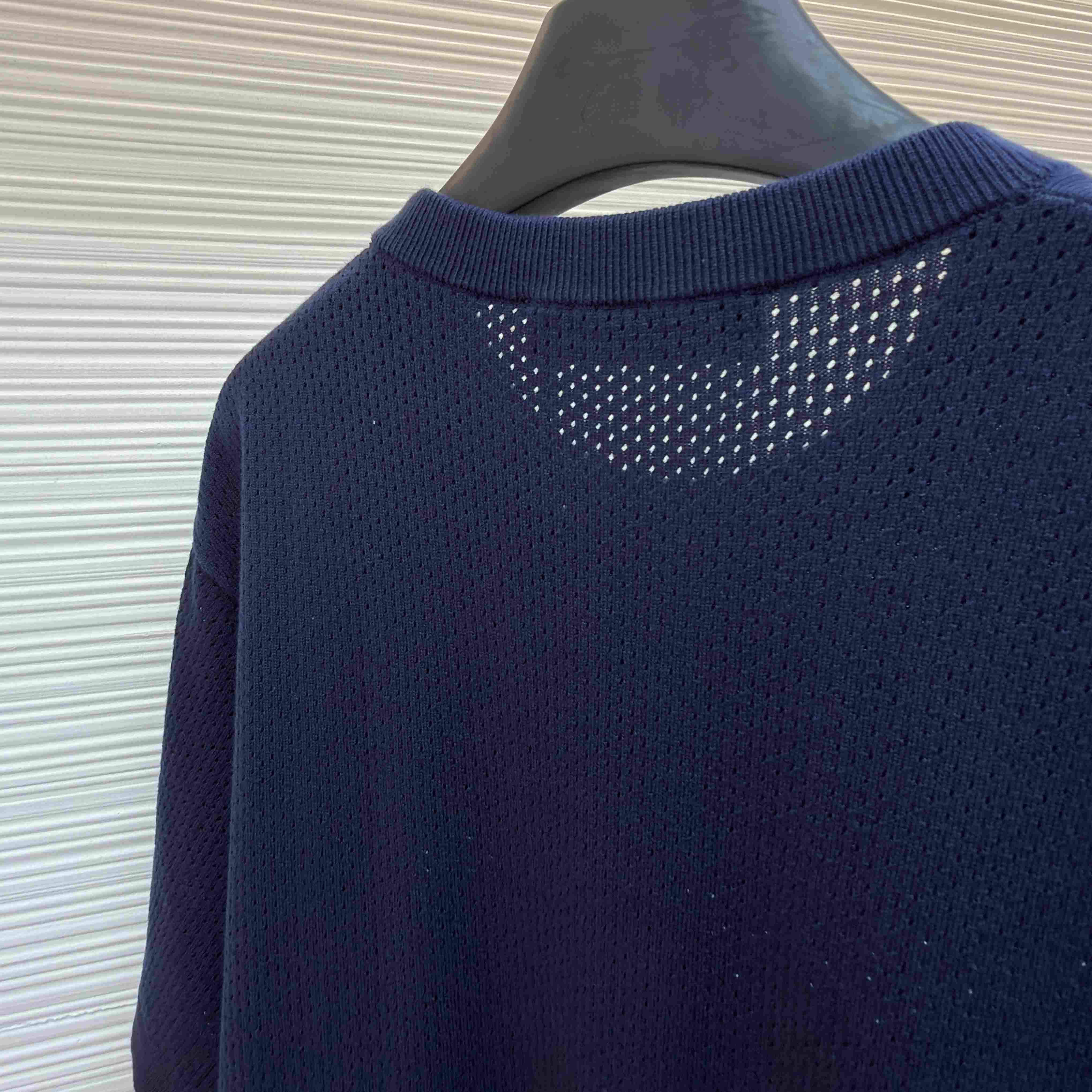 Louis Vuitton Cotton-Cashmere Short-Sleeved Crewneck 1AK6XR - DesignerGu