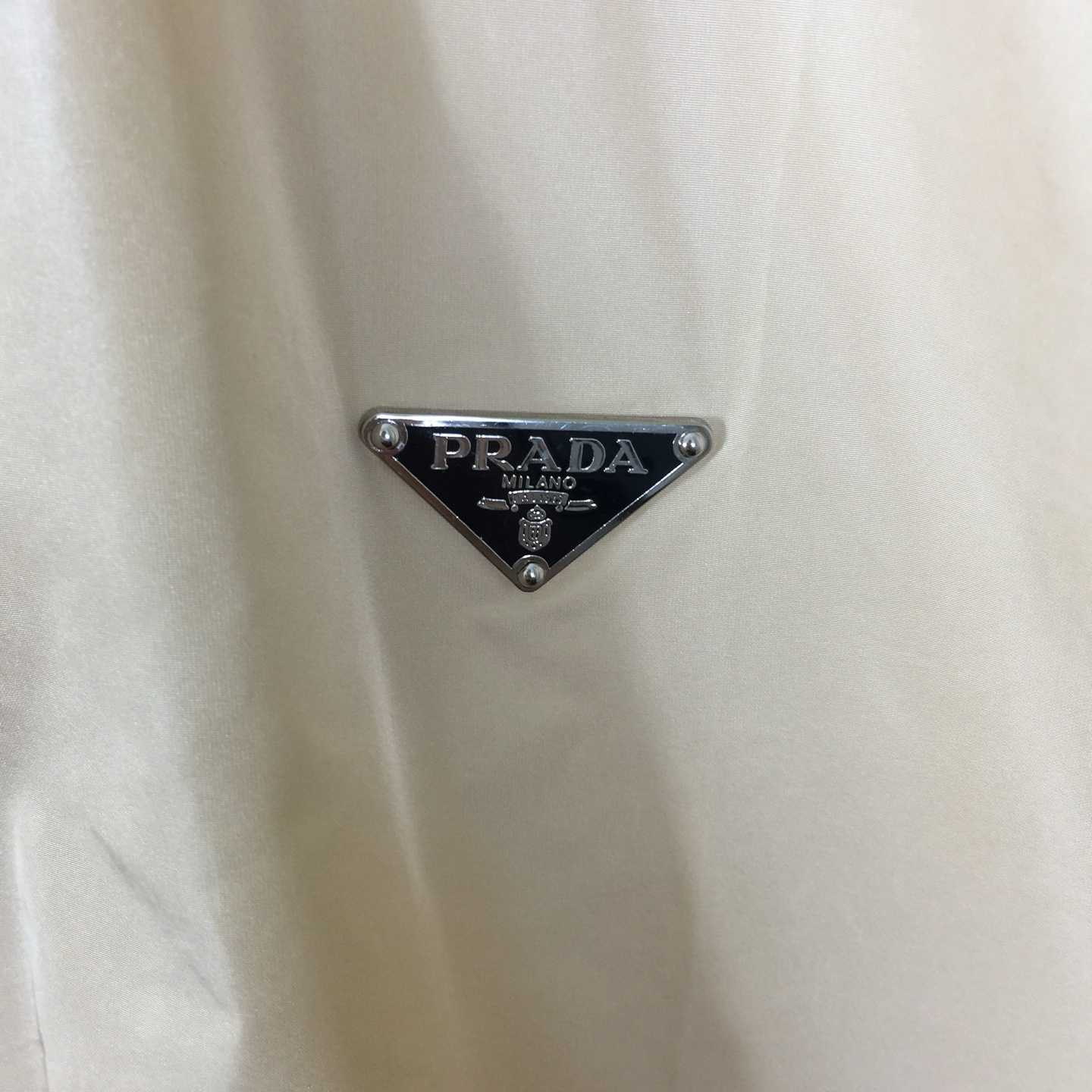 Prada Short-sleeved Re-Nylon Zipper Shirt - DesignerGu