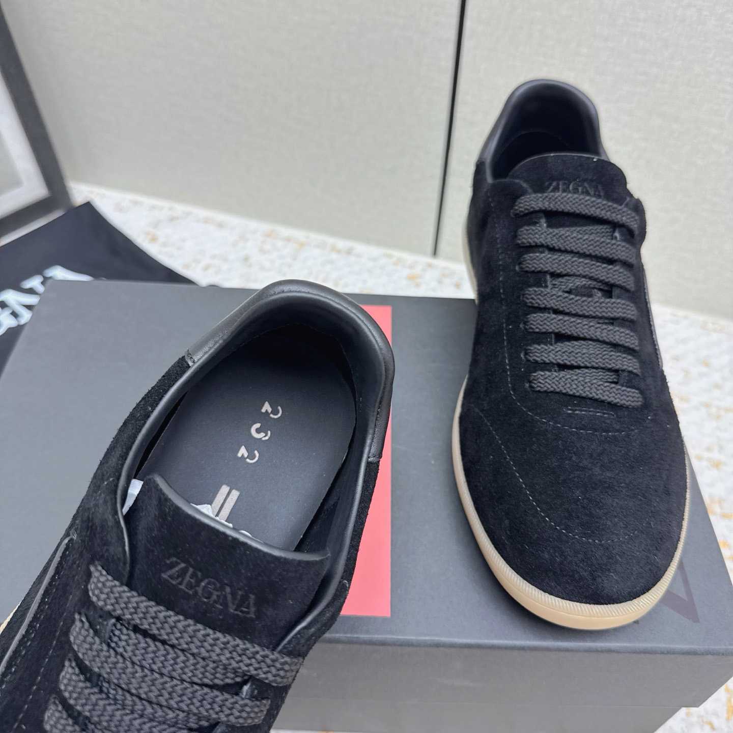 Zegna 232 Suede Sneakers - DesignerGu