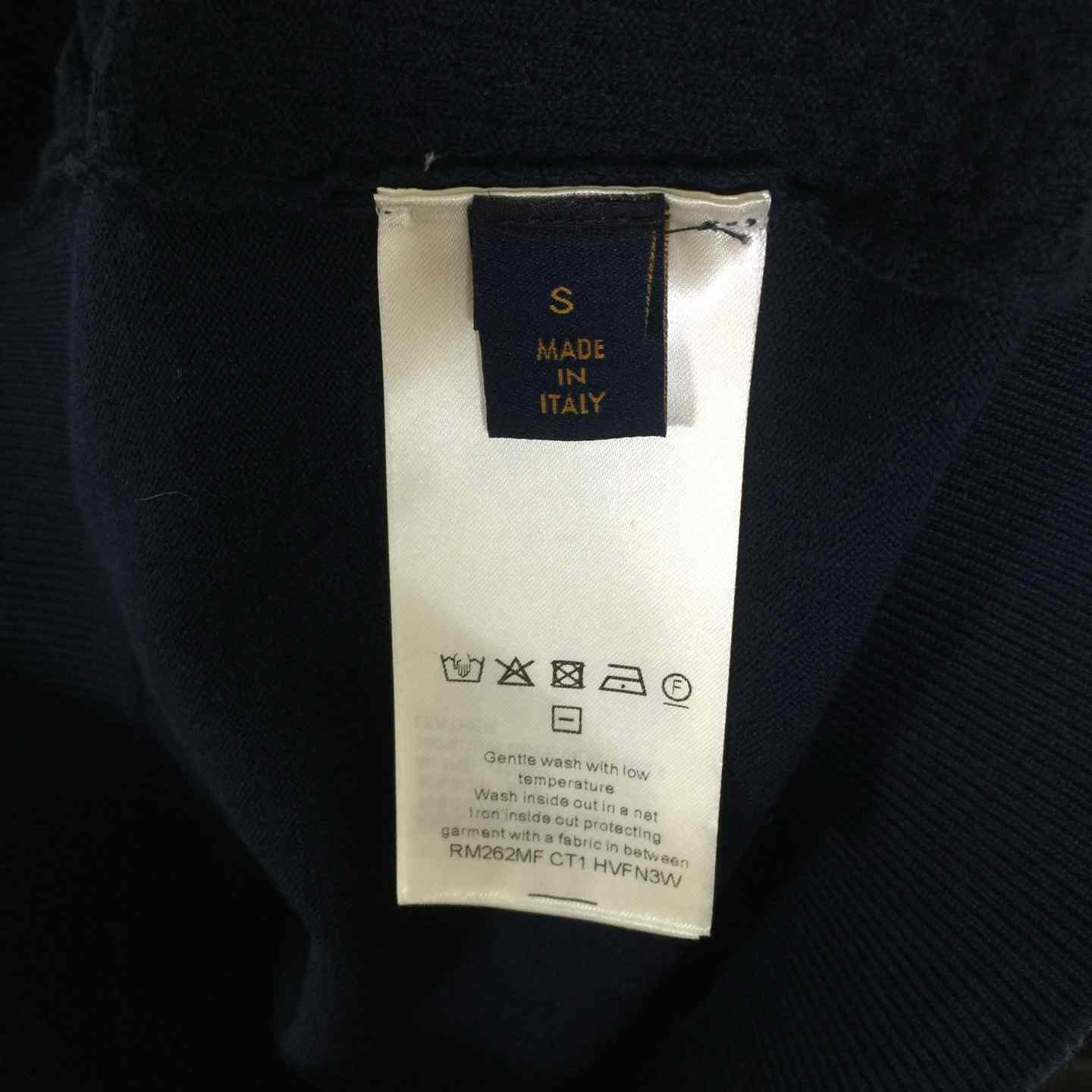 Louis Vuitton Cotton-Silk Pointelle Polo Shirt   1AJINW - DesignerGu