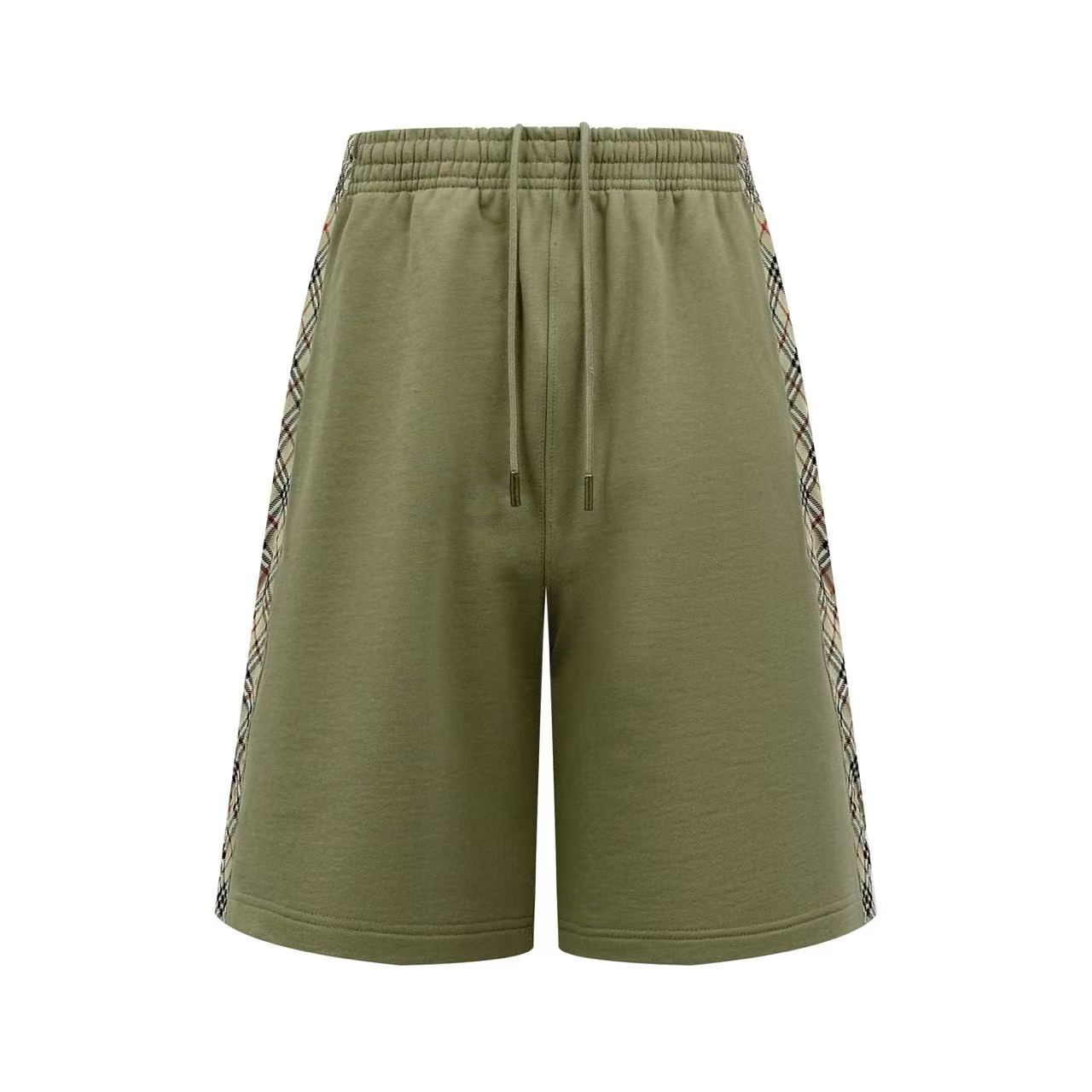 Burberry  Check Trim Cotton Shorts    - DesignerGu