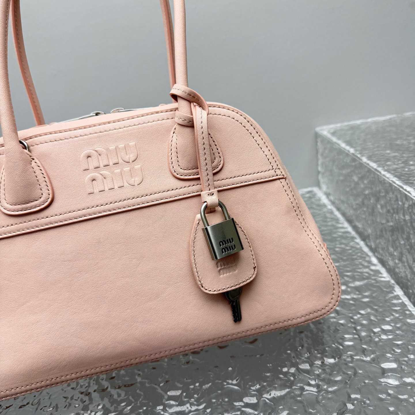 Miu Miu Vivant Nappa Leather Bag - DesignerGu