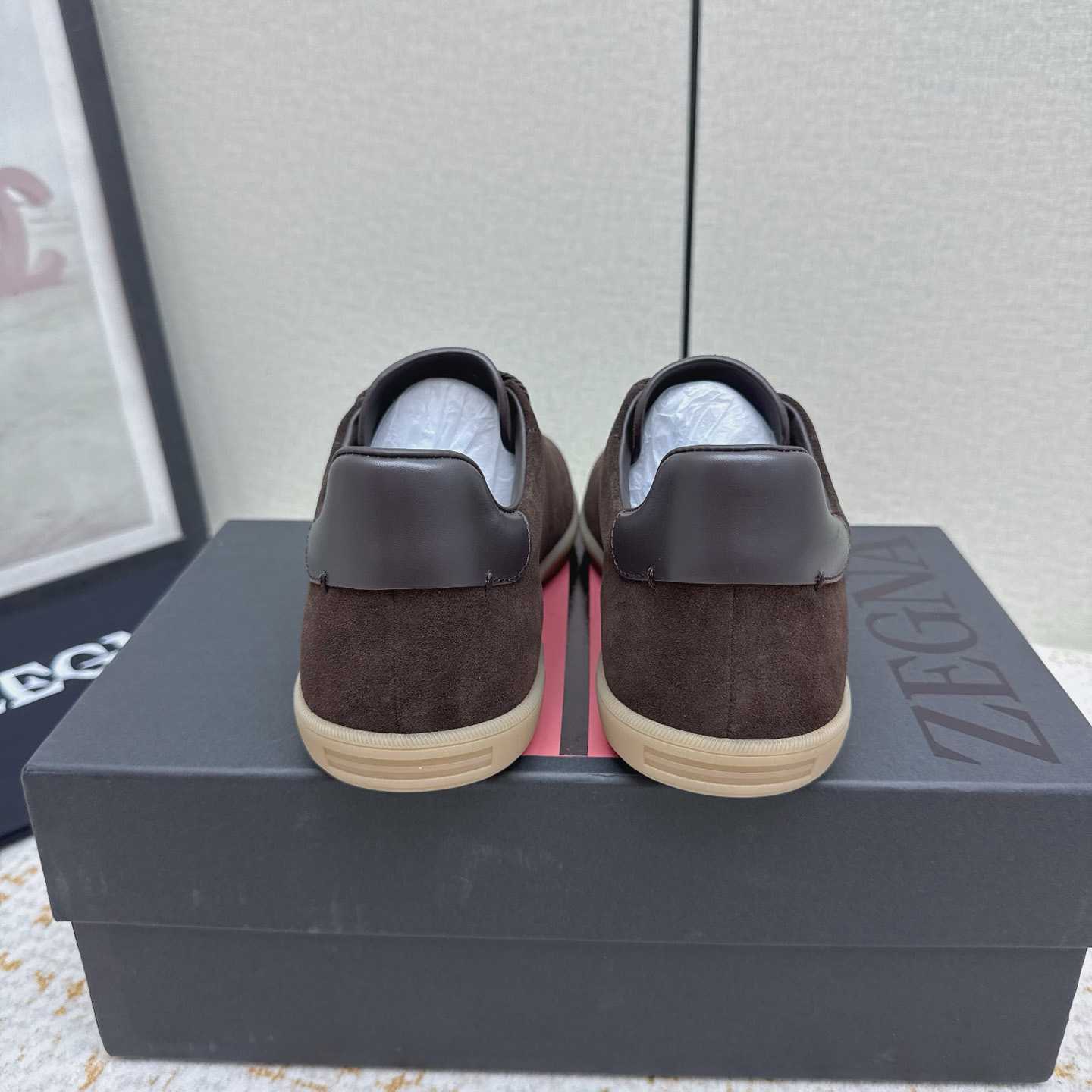 Zegna 232 Suede Sneakers - DesignerGu