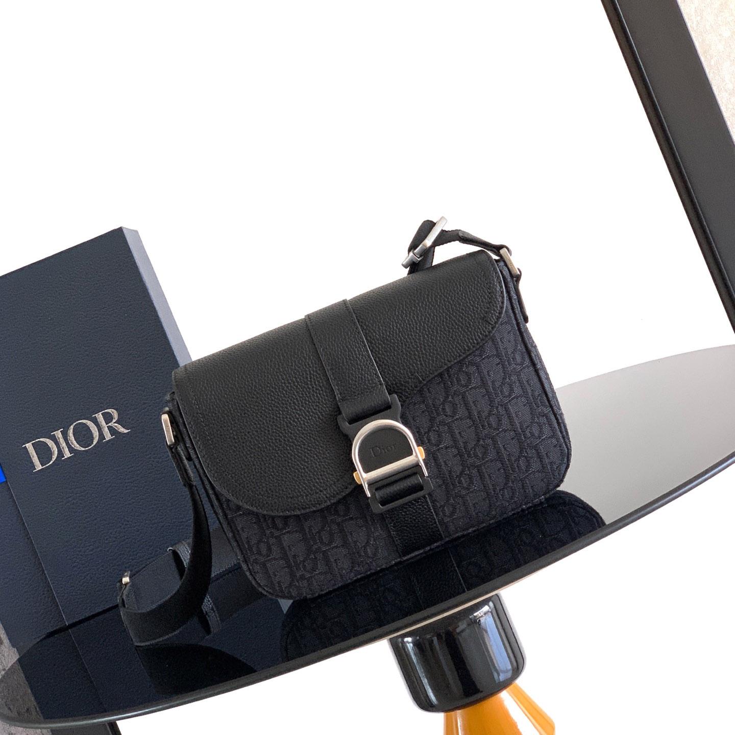 Dior Saddle Heritage Messenger Bag With Flap - DesignerGu