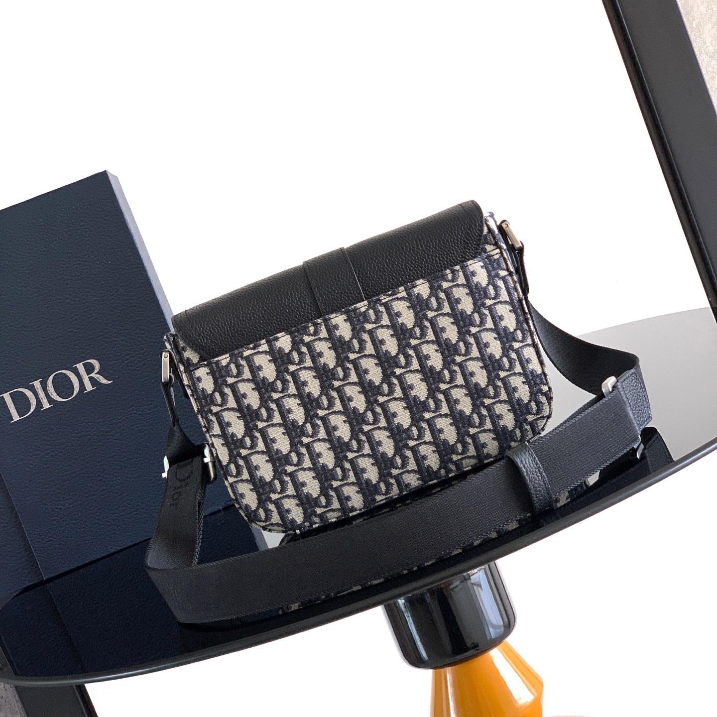 Dior Saddle Heritage Messenger Bag With Flap - DesignerGu